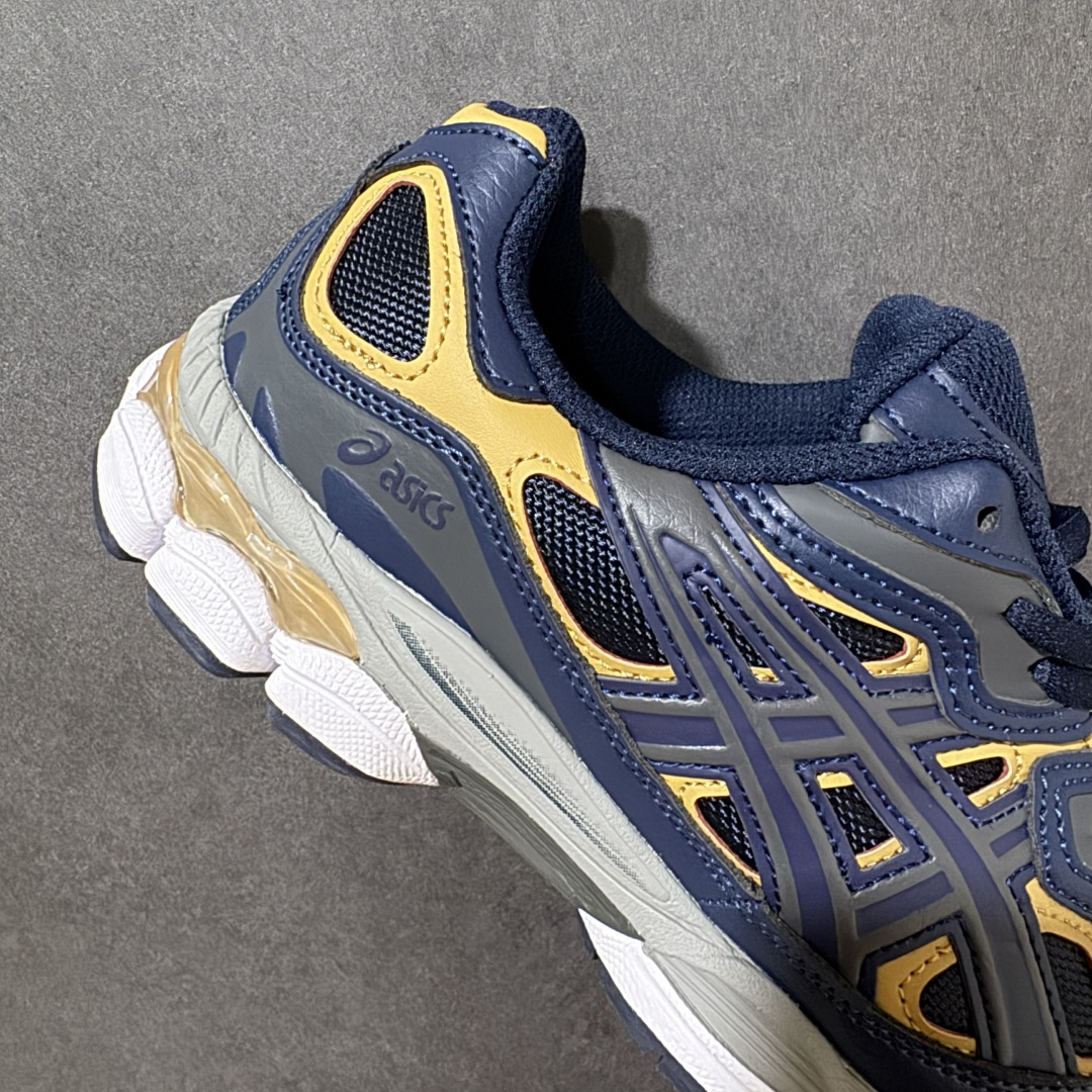 图片[7]-【公司级】Asics Gel-NYC 亚瑟士运动休闲透气专业跑鞋 鞋面采用反绒皮与网布拼接 透气舒适兼具休闲时尚 结合简明的配色 展现品牌的传承及引领复古流行的主题 虎爪造型的LOGO #鞋身稳定包裹系统 支撑鞋身 经典宽大鞋型配备防偏移设计提升包裹性 穿着舒适鞋面透气孔设计 提供透气性！ 货号：1203A280-400 尺码：40 40.5 41.5 42 42.5 43.5 44 45-选品中心