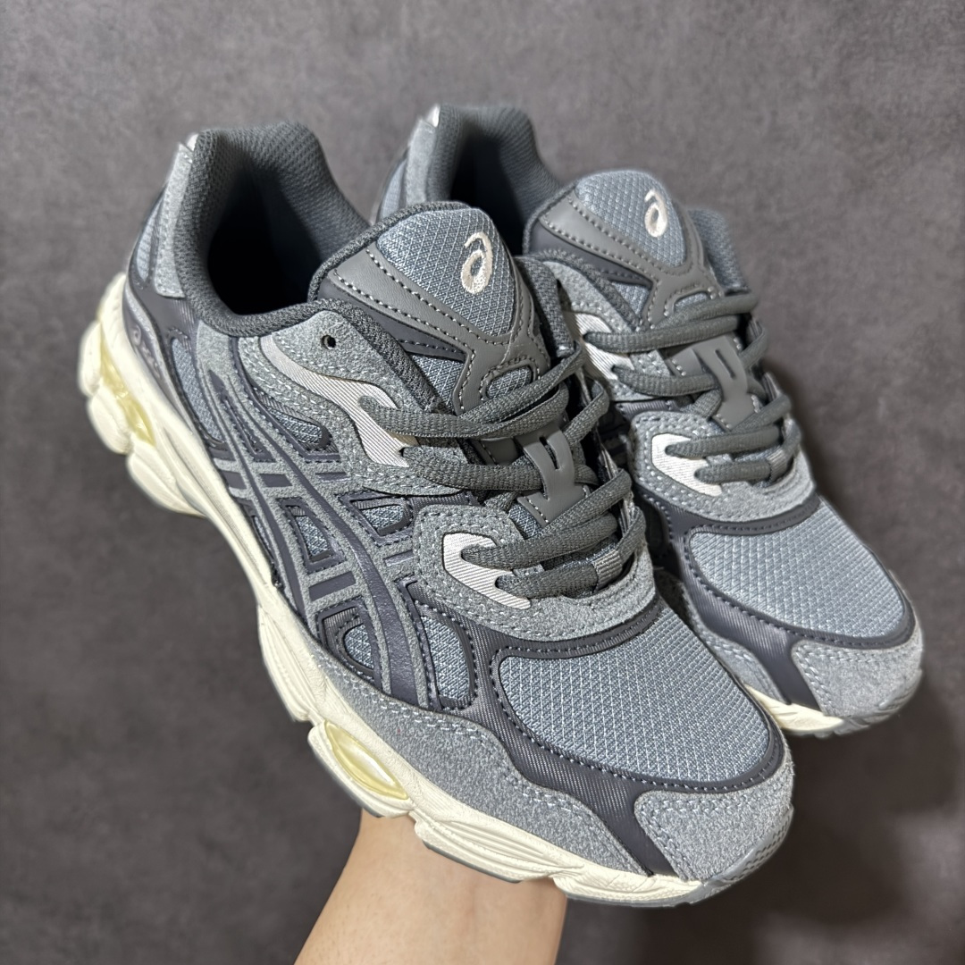 图片[5]-【公司级】Asics Gel-NYC 亚瑟士运动休闲透气专业跑鞋 鞋面采用反绒皮与网布拼接 透气舒适兼具休闲时尚 结合简明的配色 展现品牌的传承及引领复古流行的主题 虎爪造型的LOGO #鞋身稳定包裹系统 支撑鞋身 经典宽大鞋型配备防偏移设计提升包裹性 穿着舒适鞋面透气孔设计 提供透气性！ 尺码：40 40.5 41.5 42 42.5 43.5 44 45-选品中心