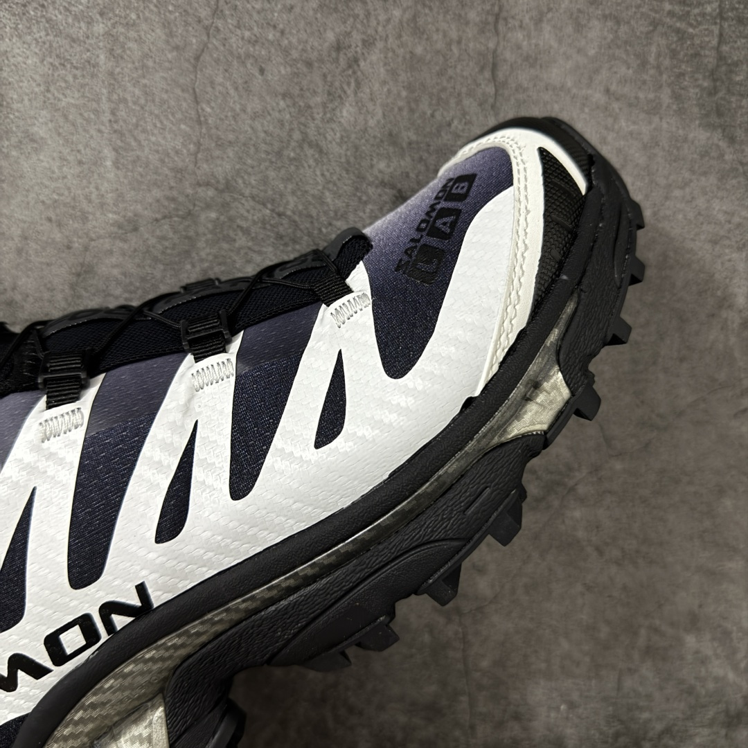 图片[6]-【GX纯原版】Salomon XT-4 OG Footpatrol 萨洛蒙系列低帮城市越野机能透气休闲运动鞋 491088 鞋舌处附有迷你网眼袋收纳鞋绳以及下方的多色 Logo 标签 接着搭载奶油色 ACS 技术中底以及金色 TPU 塑料部件提升鞋款耐用性 中底与鞋面之间饰有海蓝色条状细节有效增添鞋款层次 最后应用黑色 Contragrip Chevron 外底完成鞋款设计 这次配色颇为高调 两款配色均以绚丽的渐变设计呈现 一款以粉紫渐变主打 另一款以黄绿渐变呈现 视觉效果相当吸睛 鞋面的使用玻璃纤维覆盖物加固 并通过细绳扣系带系统进行锁定 Salomon 的品牌logo 出现在脚后跟和前掌部位 中底虽然偏薄 但非常耐用 与模压塑料ACS 框架以及致密AC2 Muscle 鞋底单元结合 能够提供出色的支撑力和缓冲性 尺码：36 36.5 37 38 38.5 39 40 40.5 41 42 42.5 43 44 44.5 45-选品中心