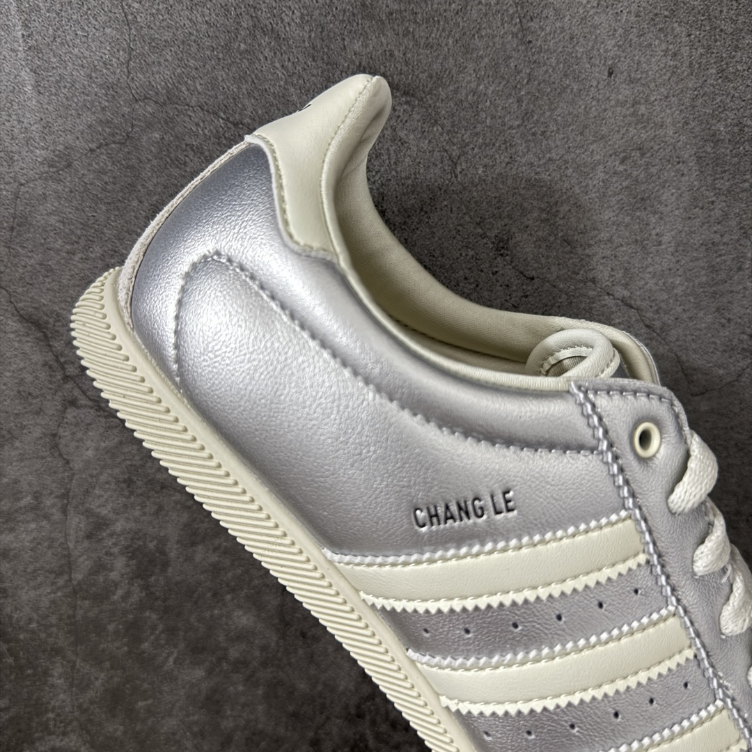 图片[7]-【渠道纯原版】Adidas Originals Changle系列 阿迪达斯 三叶草 百搭低帮休闲运动板鞋 KJ3962 市场最高版本 完美还原zp细节，注意区别市场任何版本，完全不是一路货色‼️ 全鞋原材料打造，无任何色差，正确鞋型，后跟港宝材料定型，正确微透生胶大底，反口内里头层细腻小牛皮，纸板中底 鞋垫背胶，侧面正确烫金压印字母，所有细节完美还原‼️ 尺码：35 36 36.5 37 38 38.5 39 40 40.5 41 42 42.5 43 44 44.5 45-选品中心
