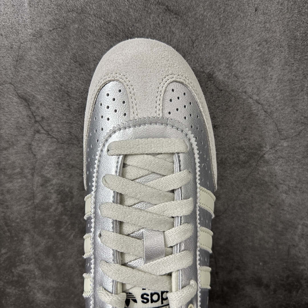 图片[5]-【渠道纯原版】Adidas Originals Changle系列 阿迪达斯 三叶草 百搭低帮休闲运动板鞋 KJ3962 市场最高版本 完美还原zp细节，注意区别市场任何版本，完全不是一路货色‼️ 全鞋原材料打造，无任何色差，正确鞋型，后跟港宝材料定型，正确微透生胶大底，反口内里头层细腻小牛皮，纸板中底 鞋垫背胶，侧面正确烫金压印字母，所有细节完美还原‼️ 尺码：35 36 36.5 37 38 38.5 39 40 40.5 41 42 42.5 43 44 44.5 45-选品中心