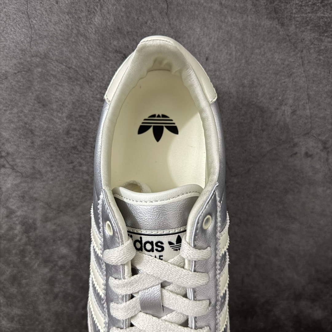 图片[8]-【渠道纯原版】Adidas Originals Changle系列 阿迪达斯 三叶草 百搭低帮休闲运动板鞋 KJ3962 市场最高版本 完美还原zp细节，注意区别市场任何版本，完全不是一路货色‼️ 全鞋原材料打造，无任何色差，正确鞋型，后跟港宝材料定型，正确微透生胶大底，反口内里头层细腻小牛皮，纸板中底 鞋垫背胶，侧面正确烫金压印字母，所有细节完美还原‼️ 尺码：35 36 36.5 37 38 38.5 39 40 40.5 41 42 42.5 43 44 44.5 45-选品中心