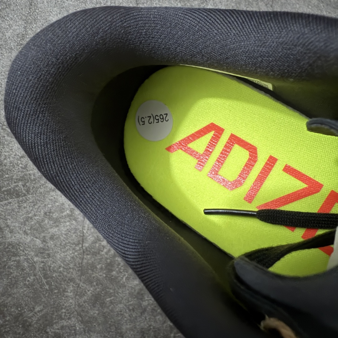 图片[8]-【XE版本】Adidas Adizero EVO SL 马拉松竞速专业跑鞋 市场最强版出货 原材料 内置碳板 原厂网纱潮流 超临界发泡大底 脚感软弹度与原版几乎无差别 细节目前市场最接近原版品质 外贸专供 最大做到48码 此款针织网面非常轻薄 纤维间的缝隙很大 可以保证跑步时的透气、排汗效果 鞋舌直接与两侧的内衬和鞋底连接在一起 在跑步过程中不会被鞋舌的左右移动所困扰 在标准鞋带孔的基础上再拓宽一组鞋带孔 适合不同脚型的需求 突破性 EnergyRods 技术，有助于跑者实现更好的成绩 中底独特的LIGHTSTRIKE PRO泡棉材质 微弹感觉在跑步过程中给予了良好的支撑体验 对于顶级精英和高水平进阶跑者来说 ADIOS PRO是一双值得信赖的竞速比赛用鞋 货号：JR3414 尺码：36-48-选品中心