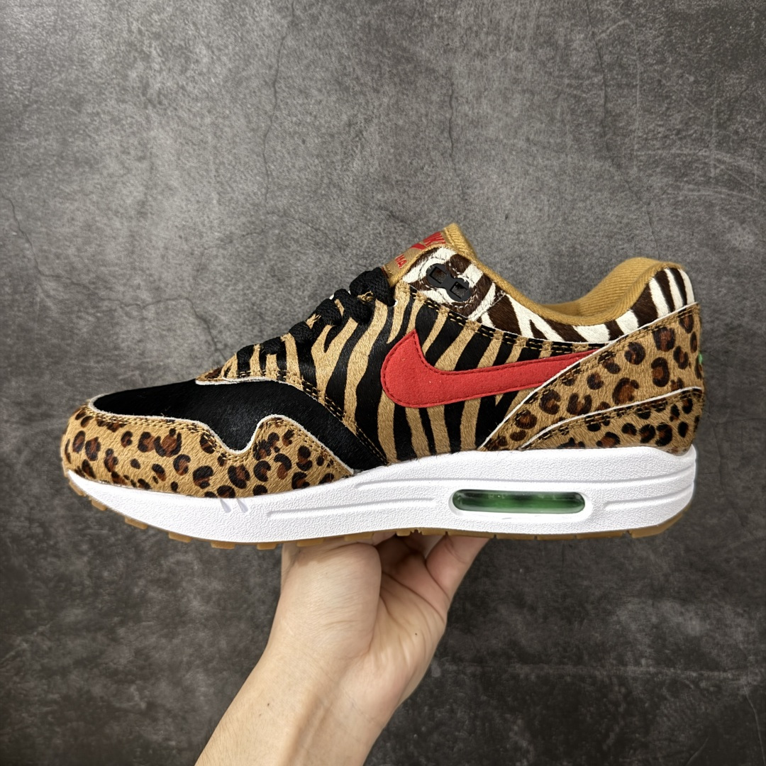 图片[2]-【外贸纯原】Nike Air Max 1 \”Animal Pack 2.0\” 动物园 豹纹 复古休闲跑鞋 AQ0928-700  外贸大厂出品 原鞋购入开发 耗时数月研发 原厂皮 原厂辅料 原厂配件 原楦 原纸板 真真的 目前T1品质 尺码：36-47.5-选品中心