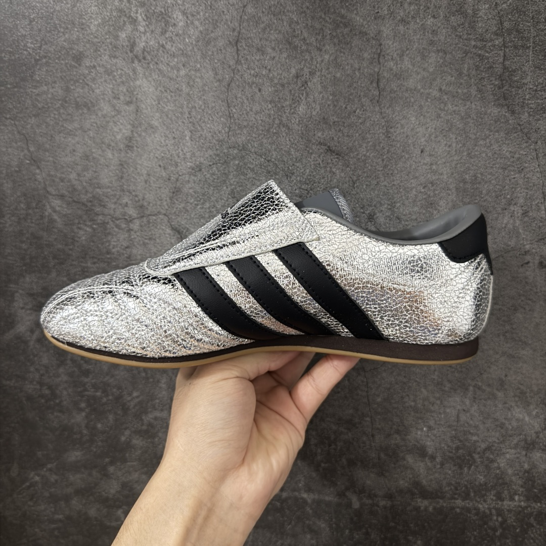 图片[2]-【纯原zg版】Adidas Taekwondo 跆拳道德训鞋 银黑配色 原厂原数据版型 皮料切割干净无任何毛边 鞋型细节完美 超高清洁度 货号 JH9664 尺码：35 36 36.5 37 38 38.5 39 40 40.5 41 42 42.5 43 44 44.5 45-选品中心