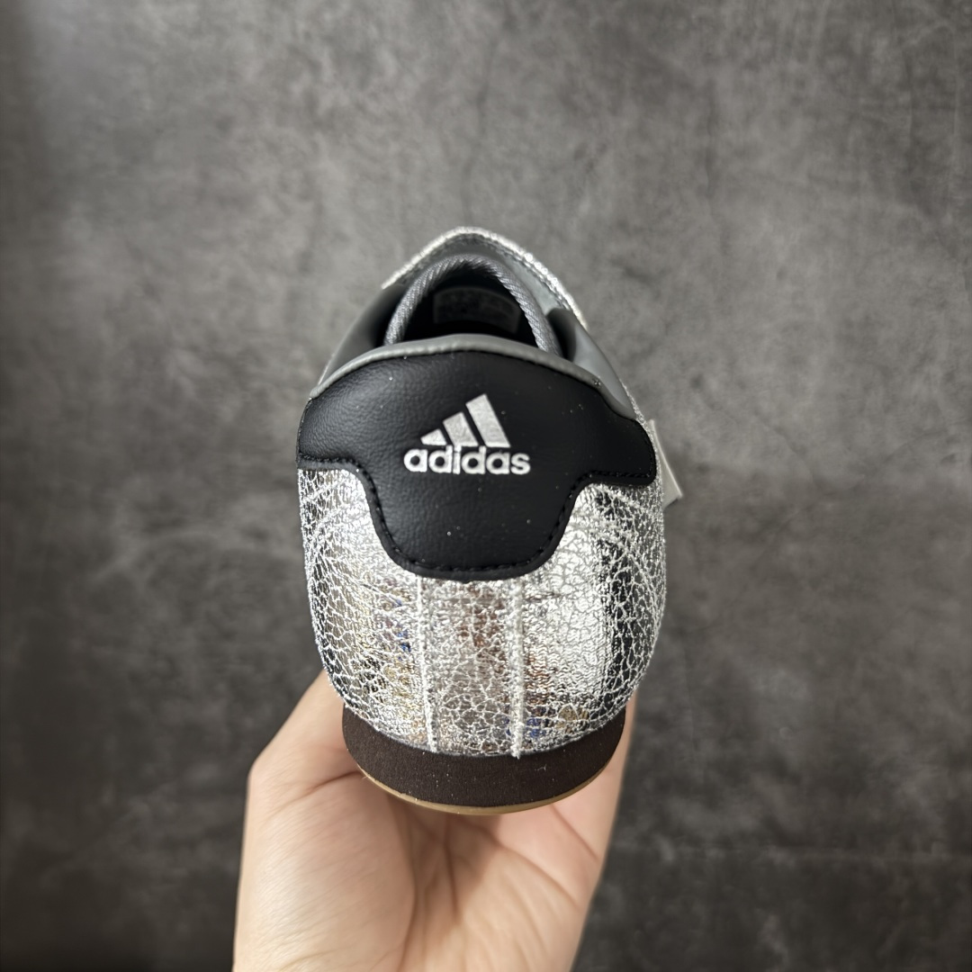 图片[4]-【纯原zg版】Adidas Taekwondo 跆拳道德训鞋 银黑配色 原厂原数据版型 皮料切割干净无任何毛边 鞋型细节完美 超高清洁度 货号 JH9664 尺码：35 36 36.5 37 38 38.5 39 40 40.5 41 42 42.5 43 44 44.5 45-选品中心