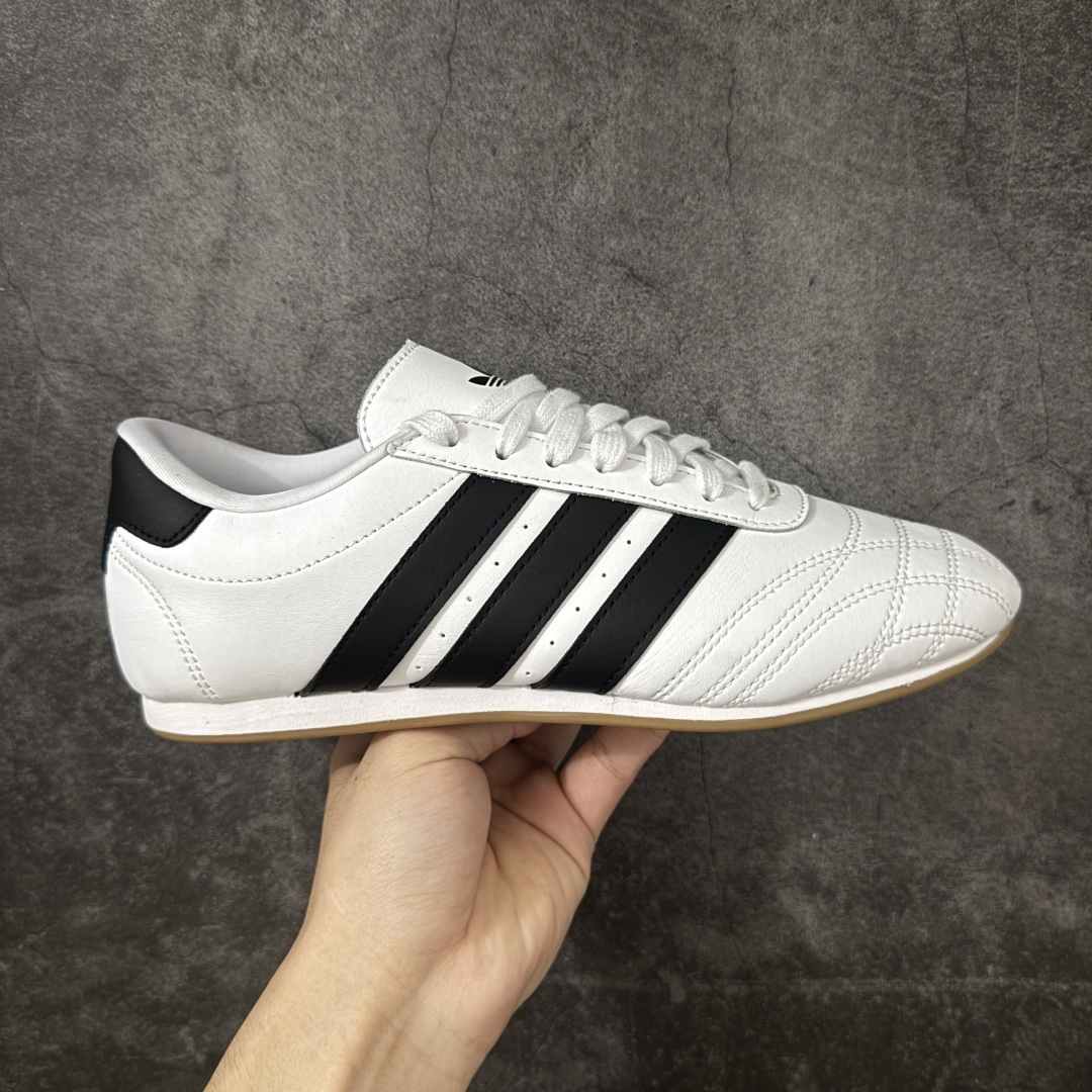 【纯原zg版】Adidas Taekwondo 跆拳道德训鞋 白黑配色 原厂原数据版型 皮料切割干净无任何毛边 鞋型细节完美 超高清洁度 货号 JS1194 尺码:35 36 36.5 37 38 38.5 39 40 40.5 41 42 42.5 43 44 44.5 45-选品中心