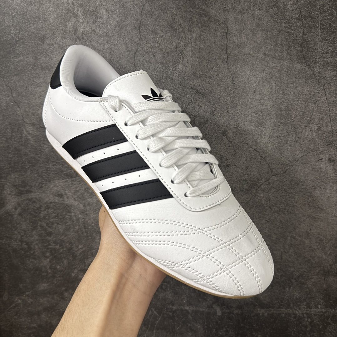 图片[3]-【纯原zg版】Adidas Taekwondo 跆拳道德训鞋 白黑配色 原厂原数据版型 皮料切割干净无任何毛边 鞋型细节完美 超高清洁度 货号 JS1194 尺码：35 36 36.5 37 38 38.5 39 40 40.5 41 42 42.5 43 44 44.5 45-选品中心