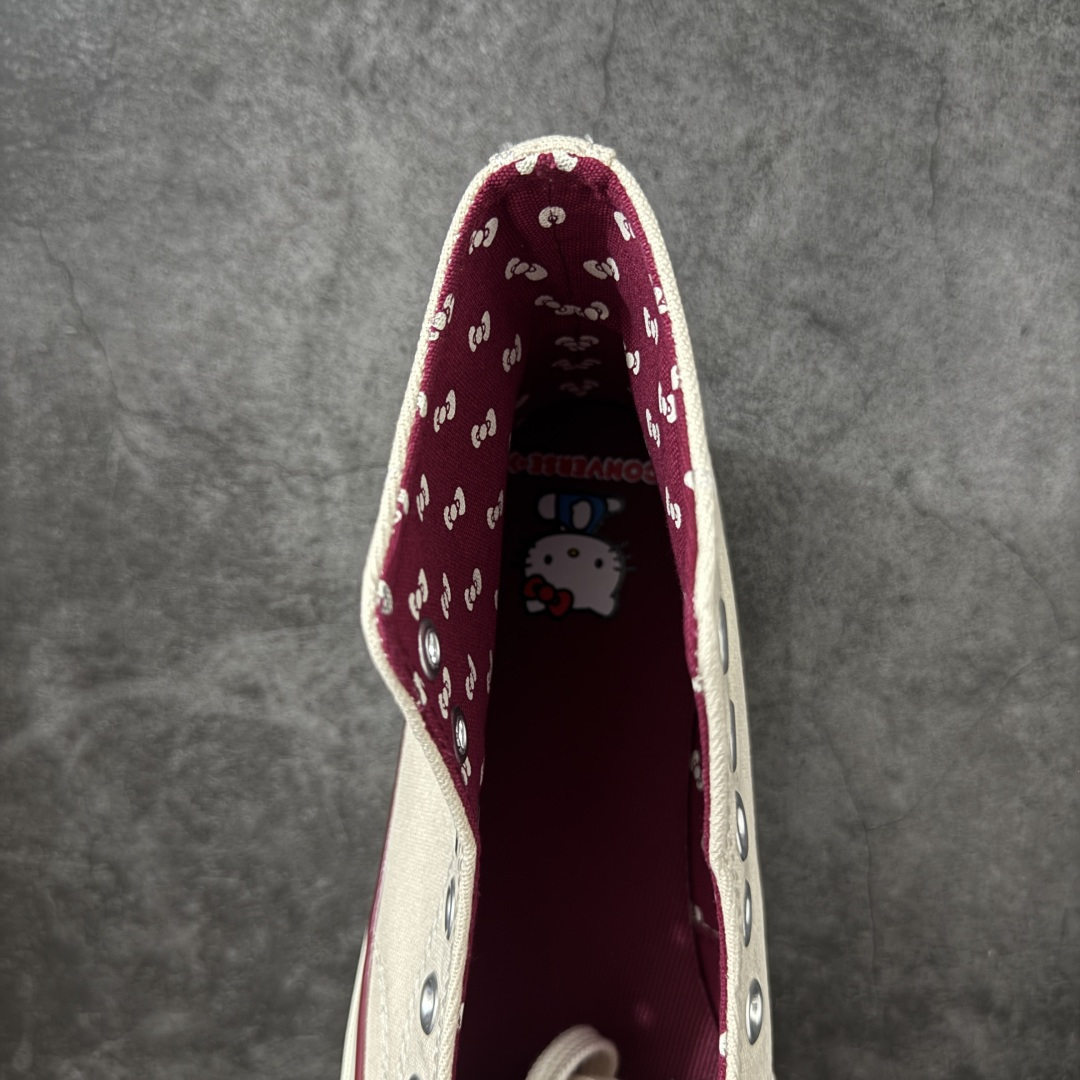 图片[8]-【公司级】Converse x Hello Kitty And Friends × Swarovski 匡威/凯蒂猫/施华洛世奇 三方联名 以璀璨水晶质感 演绎经典匡威标识与Hello Kitty图案 皮革Chuck鞋标高级感满满 定制水晶质感吊饰灵动摇曳 可爱与精致兼具 完全命中少女心 经典Chuck 70版型 好穿不挑脚 颜值与舒适度都在线 货号：A17695C 尺码：35 36 36.5 37 37.5 38 39 39.5 40 41 41.5 42 42.5 43 44 编码：LDSB250260-选品中心