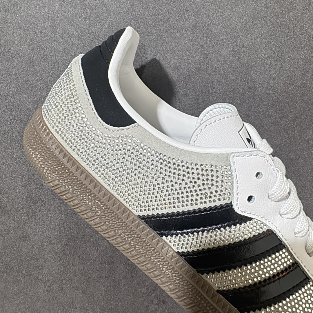 图片[7]-【纯原版】Adidas Originals Samba OG 桑巴舞系列 阿迪达斯 三叶草 满钻款 绅士德训足球风百搭低帮休闲运动板鞋 货号： IH9055 尺码： 35.5-41-选品中心