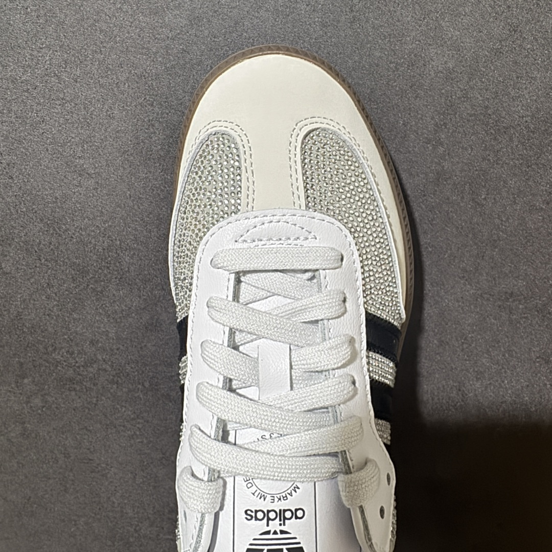 图片[5]-【纯原版】Adidas Originals Samba OG 桑巴舞系列 阿迪达斯 三叶草 满钻款 绅士德训足球风百搭低帮休闲运动板鞋 货号： IH9055 尺码： 35.5-41-选品中心