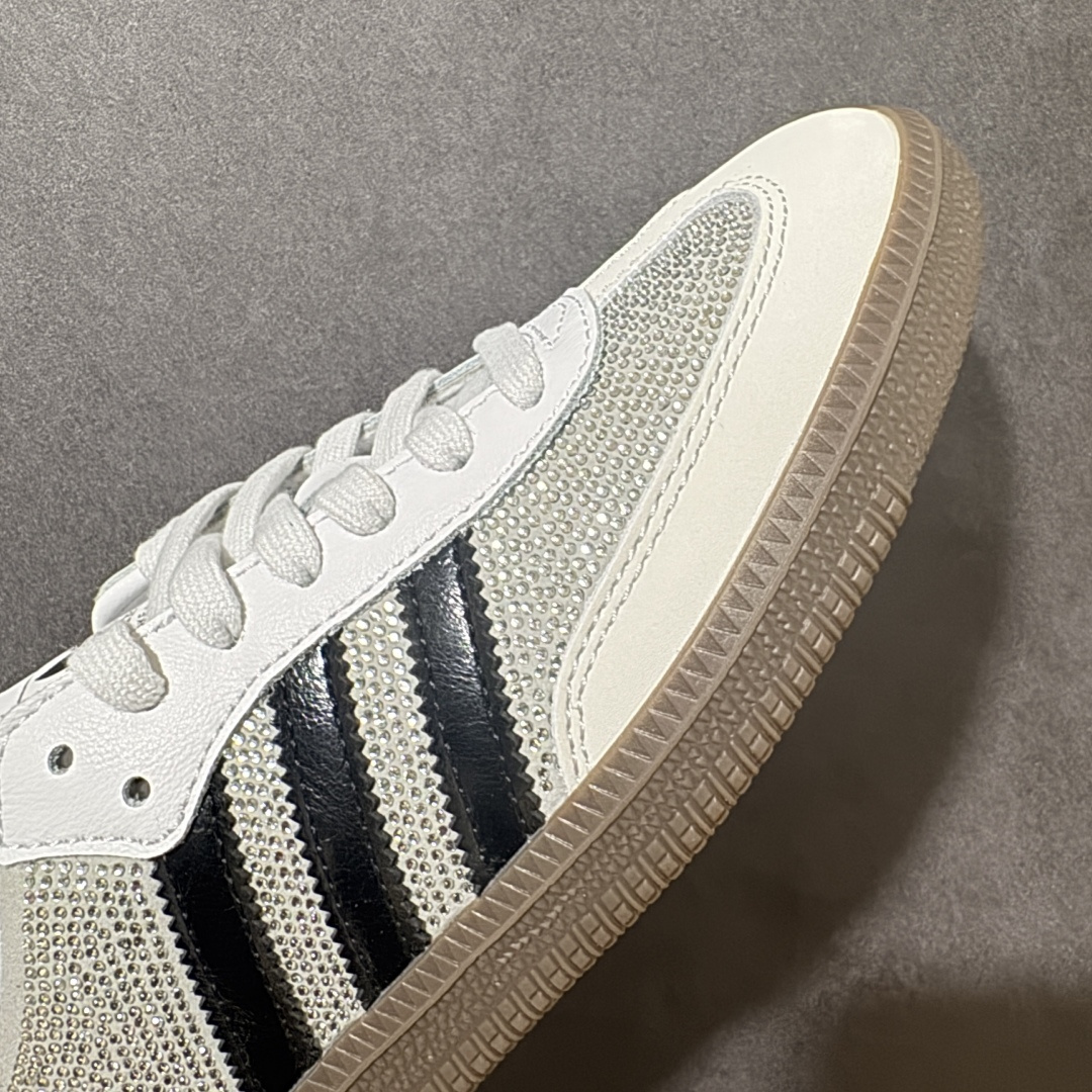 图片[8]-【纯原版】Adidas Originals Samba OG 桑巴舞系列 阿迪达斯 三叶草 满钻款 绅士德训足球风百搭低帮休闲运动板鞋 货号： IH9055 尺码： 35.5-41-选品中心