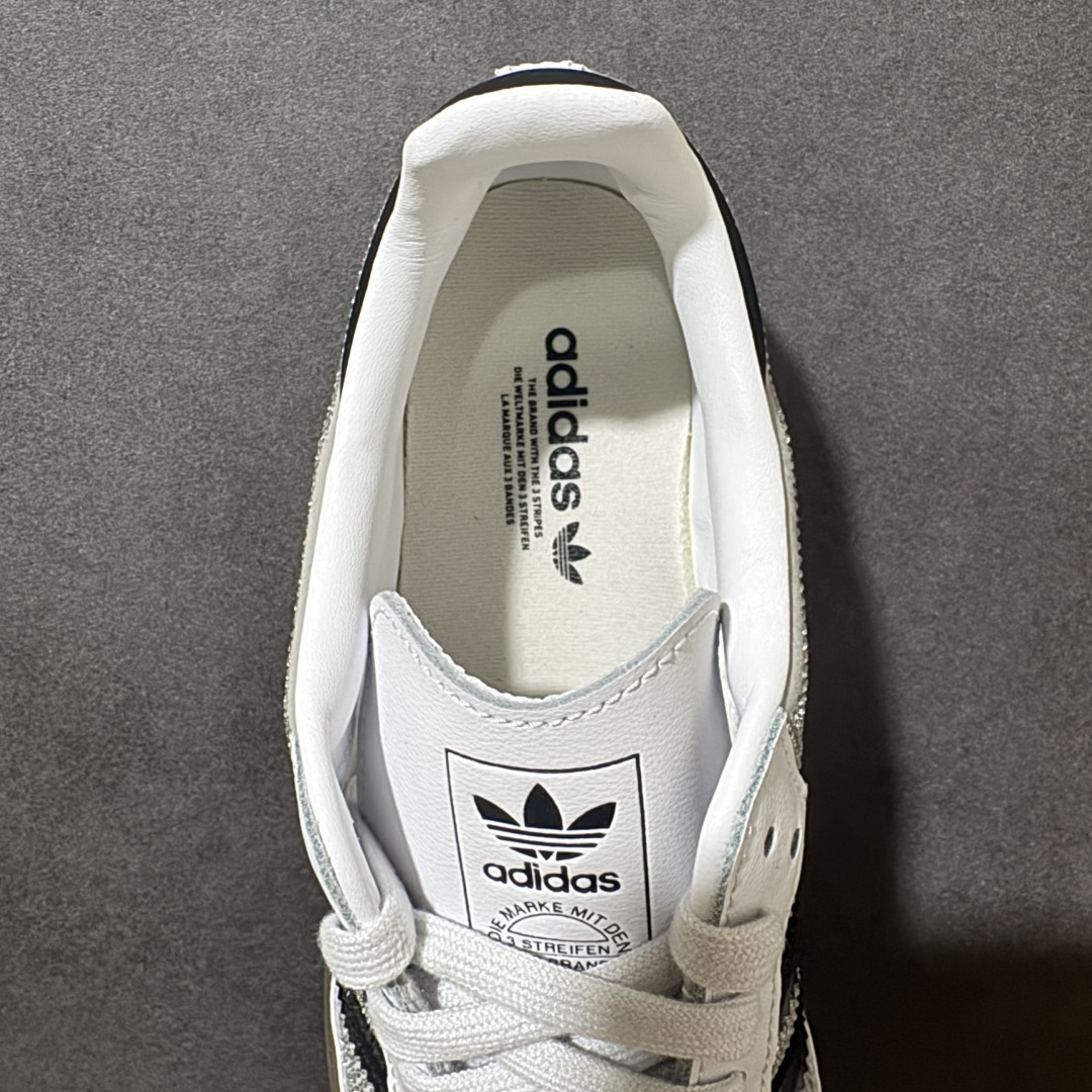 图片[6]-【纯原版】Adidas Originals Samba OG 桑巴舞系列 阿迪达斯 三叶草 满钻款 绅士德训足球风百搭低帮休闲运动板鞋 货号： IH9055 尺码： 35.5-41-选品中心