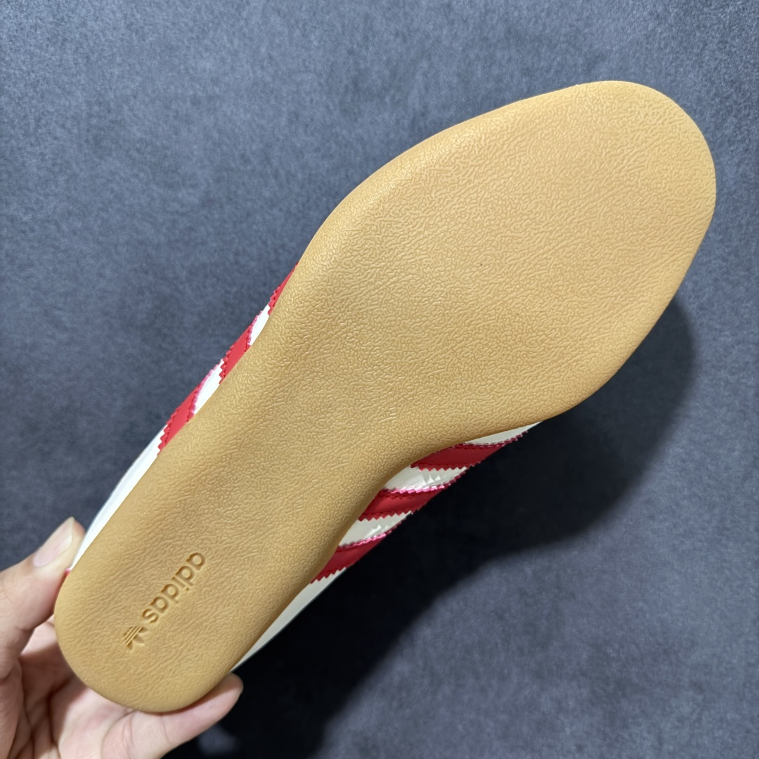 图片[9]-， 【YH版本】adidas ToKyo东京限定经典复古运动休闲鞋，橡胶鞋底轻薄柔软耐磨防滑、鞋面、鞋身采用梭织料贯穿整体紧凑头．护眼反毛皮线条．鞋身显眼的三条杠与后跟的交叉线条增加辨识度、烫金Logo尽显王者风范、 货号H3999 白红 号码段：35.5-41(含半码)-选品中心