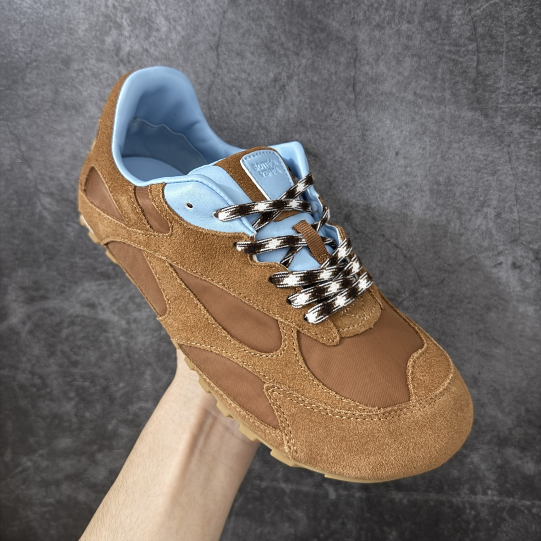 图片[3]-【纯原S版】BOTTEGA VENETA Orbit Runner BV葆蝶家时尚休闲王一博同款老爹鞋运动鞋 原版开发 一比一打造 相似度百分之99以上 市场一梯队级别品质 区别市场任何标文顶级品质版本 采用轻质科技网布面料 搭配几何图案设计橡胶外底 王炸系列 高版本 认准套包工艺 实际增高很多哦 还是一样显腿细非常nice 耐玩耐造 对标对版 套包鞋工艺 认准高版本 大底选用拼色TPU大底 配置原版包装 货号：851621V3MS04118 尺码：36-47-选品中心