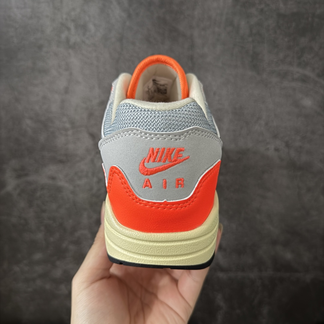 图片[4]-【外贸版】Nike Air Max 1 灰橙黑 复古休闲跑步鞋 官方同步上架 真标原盒 原底原面 正确版型 原版开发 精准细节 市面最高版本 货号：II7055-800 尺码：36 36.5 37.5 38 38.5 39 40 40.5 41 42 42.5 43 44 45 46 46.5 47.5-选品中心