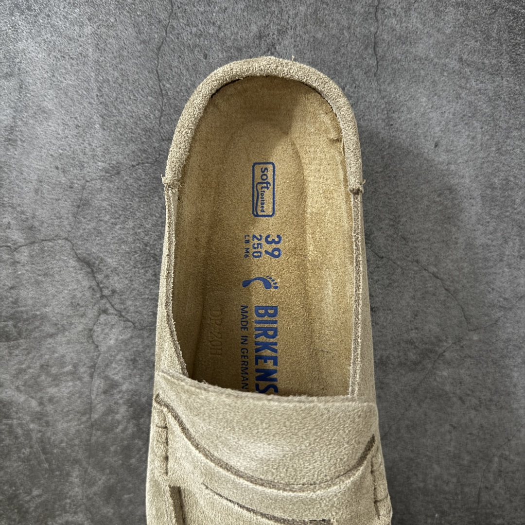 图片[8]-【纯原H版】乐福勃肯木底款 博肯Birkenstock Naples Wrapped穆勒系列包头乐福牛皮绒面革复古软木底休闲鞋 市场顶级版本 纯手工打造原汁原味博肯/勃肯！ 时下大火的老钱风，乐福式设计鞋头增加了优雅的气质！可为各式休闲或优雅造型增添休闲风范。卡其色磨砂牛皮革 实用的马克线阵车在鞋头的手工质感！ 尺码：35-45-选品中心