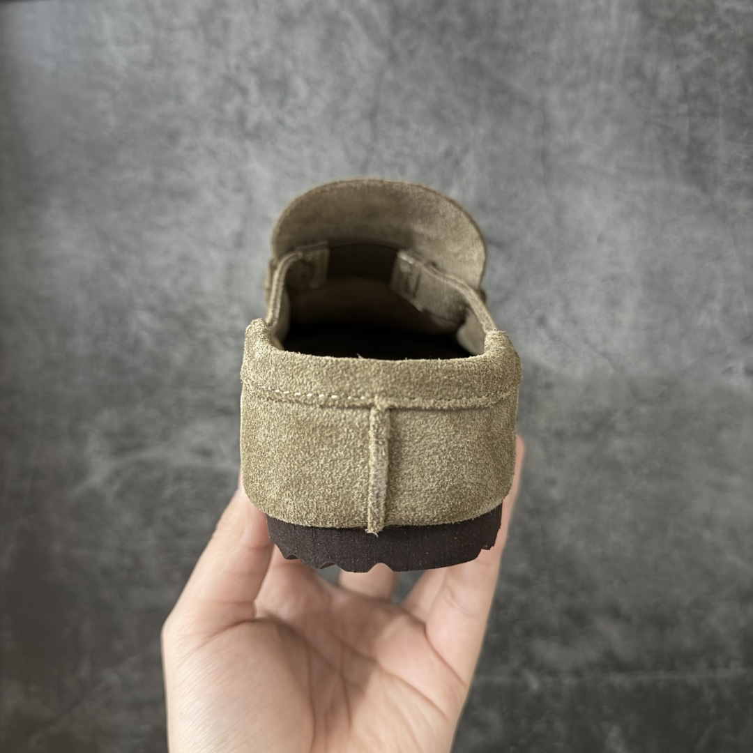 图片[4]-【纯原H版】乐福勃肯木底款 博肯Birkenstock Naples Wrapped穆勒系列包头乐福牛皮绒面革复古软木底休闲鞋 市场顶级版本 纯手工打造原汁原味博肯/勃肯！ 时下大火的老钱风，乐福式设计鞋头增加了优雅的气质！可为各式休闲或优雅造型增添休闲风范。卡其色磨砂牛皮革 实用的马克线阵车在鞋头的手工质感！ 尺码：35-45-选品中心