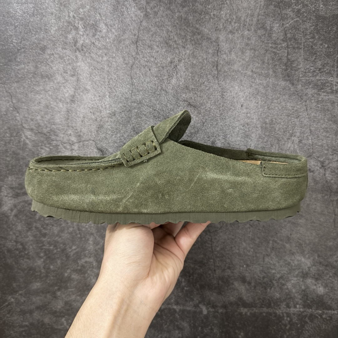 图片[2]-【纯原H版】乐福勃肯木底款 博肯Birkenstock Naples Wrapped穆勒系列包头乐福牛皮绒面革复古软木底休闲鞋 市场顶级版本 纯手工打造原汁原味博肯/勃肯！ 时下大火的老钱风，乐福式设计鞋头增加了优雅的气质！可为各式休闲或优雅造型增添休闲风范。卡其色磨砂牛皮革 实用的马克线阵车在鞋头的手工质感！ 尺码：35-45-选品中心