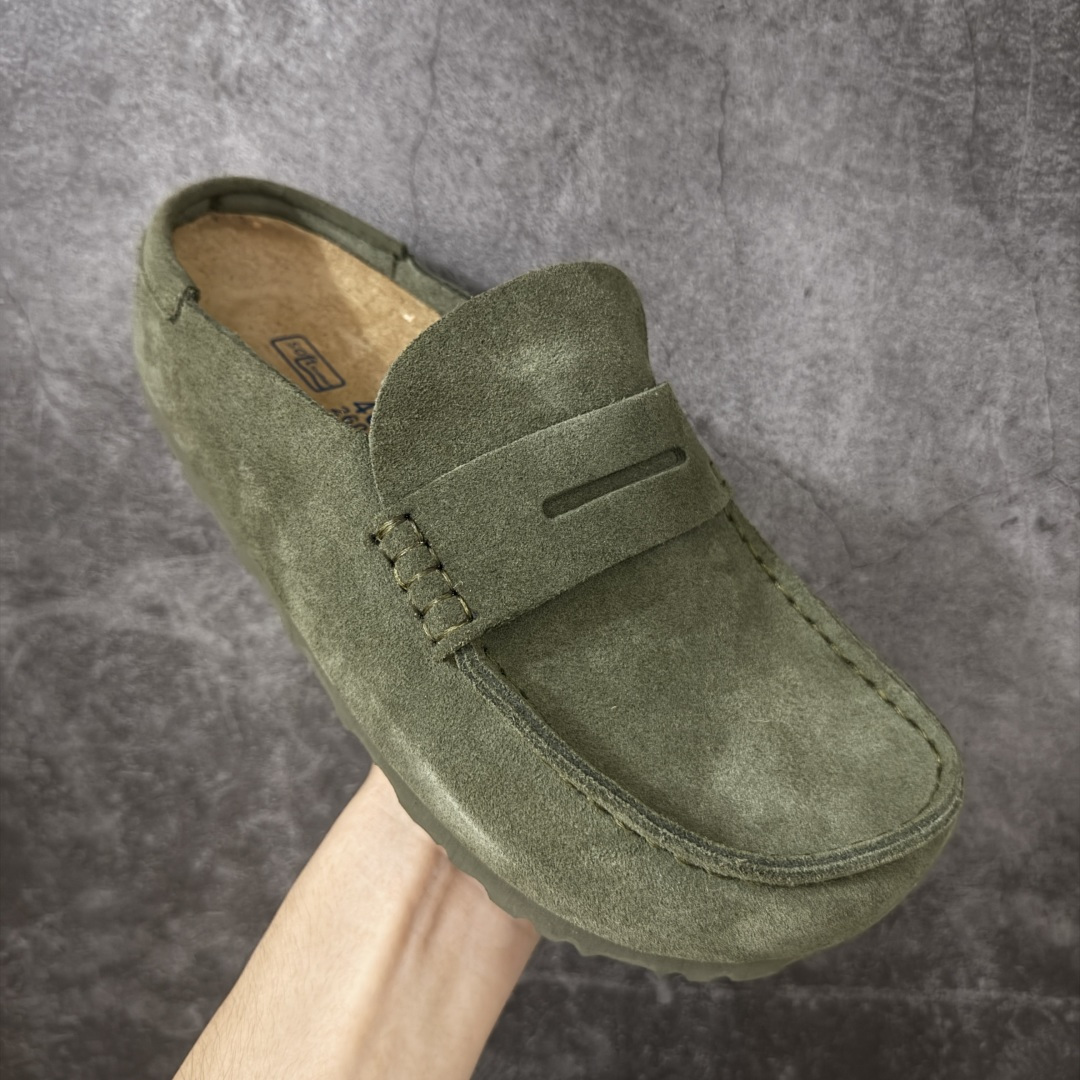 图片[3]-【纯原H版】乐福勃肯木底款 博肯Birkenstock Naples Wrapped穆勒系列包头乐福牛皮绒面革复古软木底休闲鞋 市场顶级版本 纯手工打造原汁原味博肯/勃肯！ 时下大火的老钱风，乐福式设计鞋头增加了优雅的气质！可为各式休闲或优雅造型增添休闲风范。卡其色磨砂牛皮革 实用的马克线阵车在鞋头的手工质感！ 尺码：35-45-选品中心
