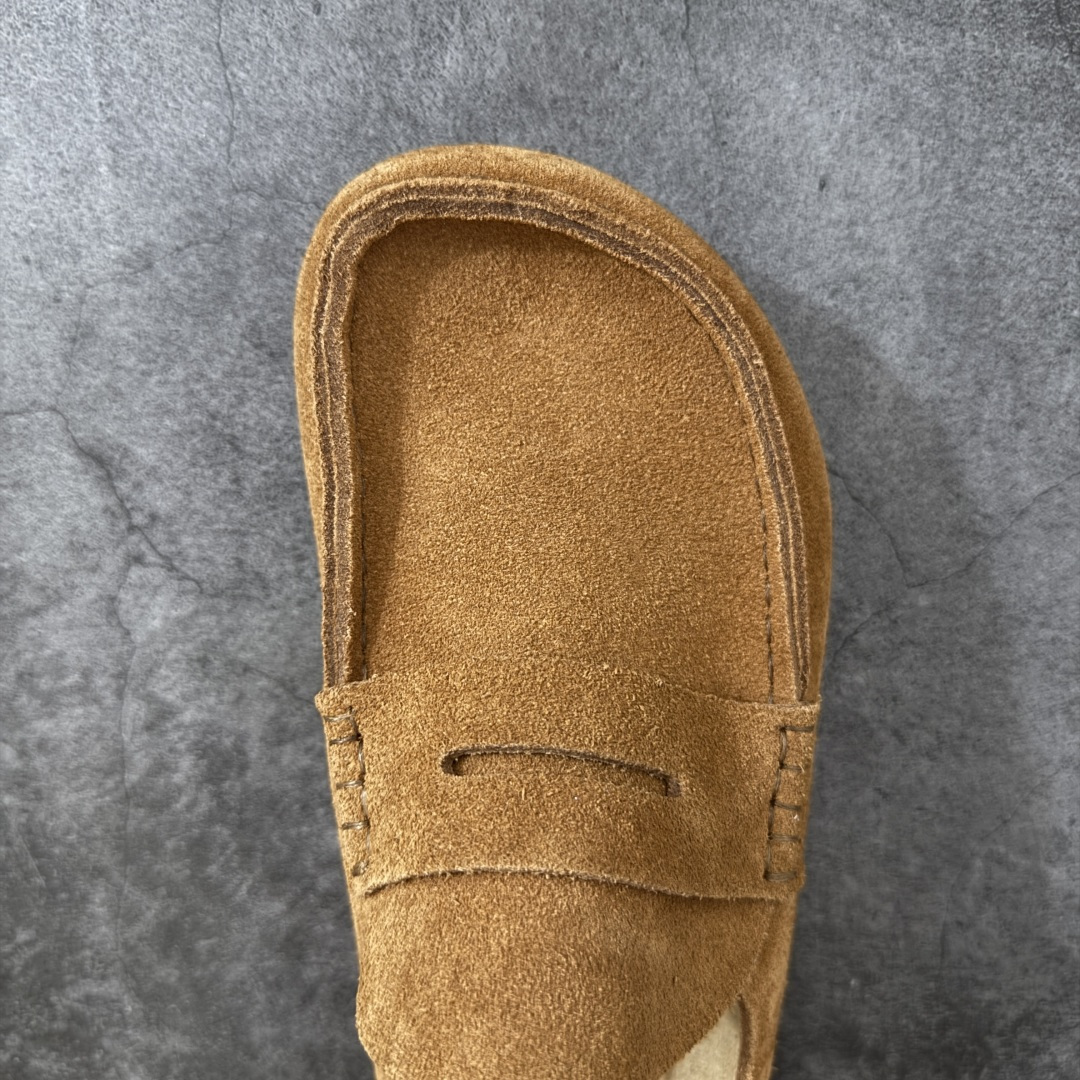 图片[5]-【纯原H版】乐福勃肯木底款 博肯Birkenstock Naples Wrapped穆勒系列包头乐福牛皮绒面革复古软木底休闲鞋 市场顶级版本 纯手工打造原汁原味博肯/勃肯！ 时下大火的老钱风，乐福式设计鞋头增加了优雅的气质！可为各式休闲或优雅造型增添休闲风范。卡其色磨砂牛皮革 实用的马克线阵车在鞋头的手工质感！ 尺码：35-45-选品中心