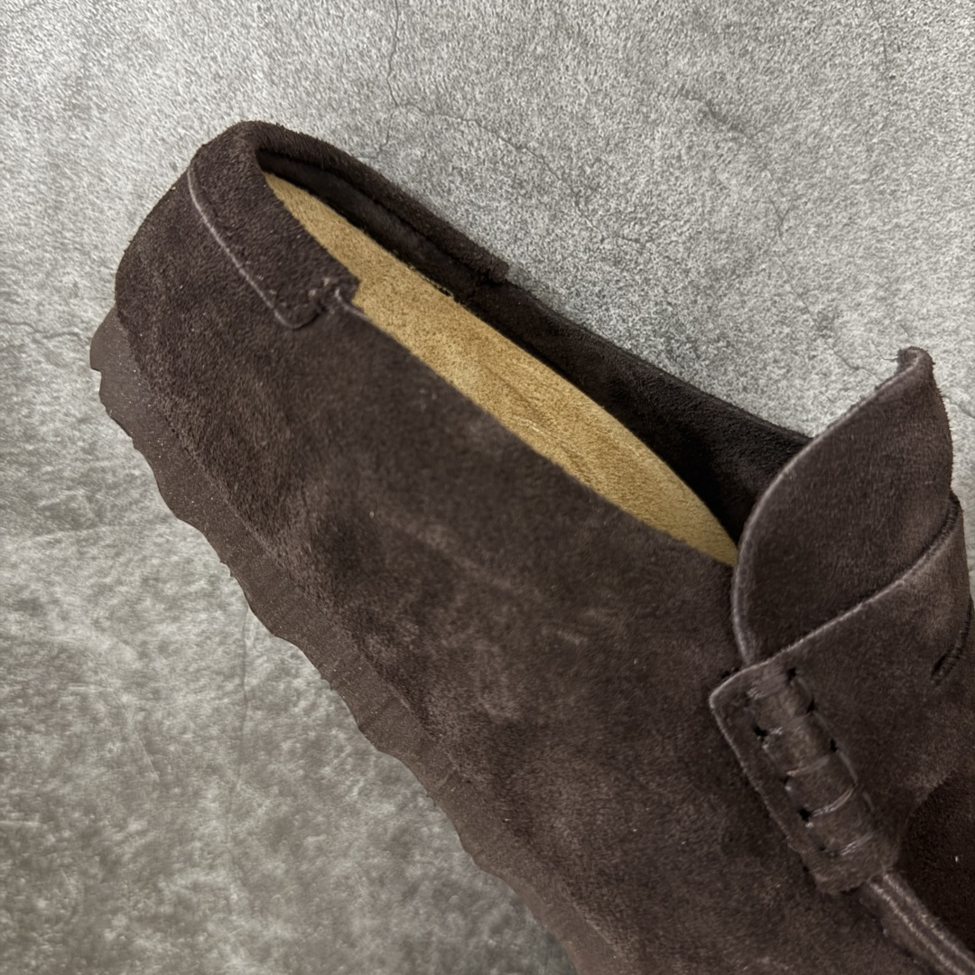 图片[7]-【纯原H版】乐福勃肯木底款 博肯Birkenstock Naples Wrapped穆勒系列包头乐福牛皮绒面革复古软木底休闲鞋 市场顶级版本 纯手工打造原汁原味博肯/勃肯！ 时下大火的老钱风，乐福式设计鞋头增加了优雅的气质！可为各式休闲或优雅造型增添休闲风范。卡其色磨砂牛皮革 实用的马克线阵车在鞋头的手工质感！ 尺码：35-45-选品中心