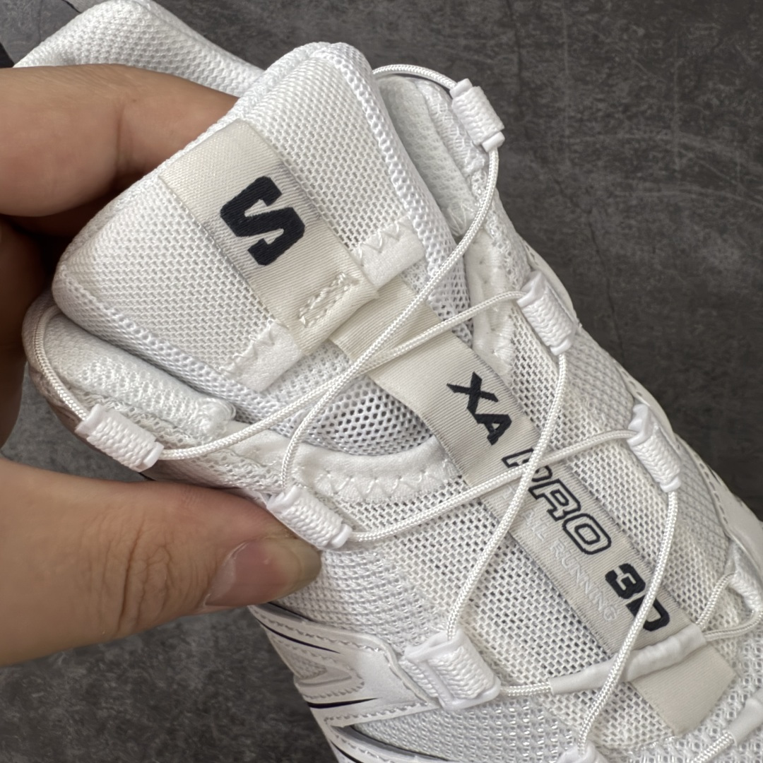 图片[6]-【666版本】SALOMON 萨洛蒙 XA PRO 3D 户外运动 网布减震防滑透气 低帮跑步鞋 男女同款 479885 全新品质 巅峰之作 所有配色均购物原版拆解1：1开发 原材料打造 非市场公版便宜货 私模大底 清洁度比市场所有版本都高 全套原纸板楦头开发 原厂网布配套 确保原汁原味 完美呈现版型 原档数据独家私模五层组合大底 男女鞋同步官方开发至46 原装Ortholite轻量化鞋垫 中底布带钢印编号 原厂TPU锁扣 进口港宝加持 后跟自然饱满 还原公司包裹性 鞋面采用SENSIFT贴合技术 全方位贴合包裹脚型 鞋跟部鞋底牵引设计 提供强大的抓地性能 更适应野外崎岖不平的道路 其3D ADVANCED CHASSIS底盘 材料轻量大化 钉齿设计更具稳定性 防护性 鞋底易磨损区运用CONTAGRIP高耐磨材料 应对城市硬质路面长距离跑考验 尺码：36 36.5 37.5 38 38.5 39 40 40.5 41 42 42.5 43 44 45 46-莆田鞋
