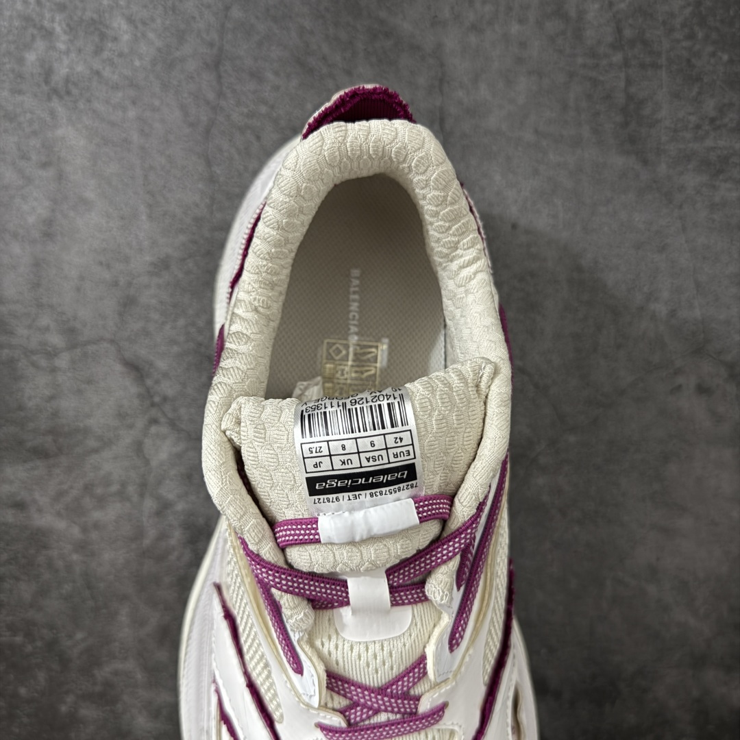 图片[8]-【i8纯原】Balenciaga巴黎世家26代 Jet 压纹印花 圆头厚底4.25cm 低帮 老爹鞋 男款 米紫色 市场老牌巴黎世家大厂出品 品质价格无需多言 原鞋原材料打造 一比一细节还原 此款相对之前款式轻质很多 超厚鞋底增高4-5cm 高街风格-莆田鞋