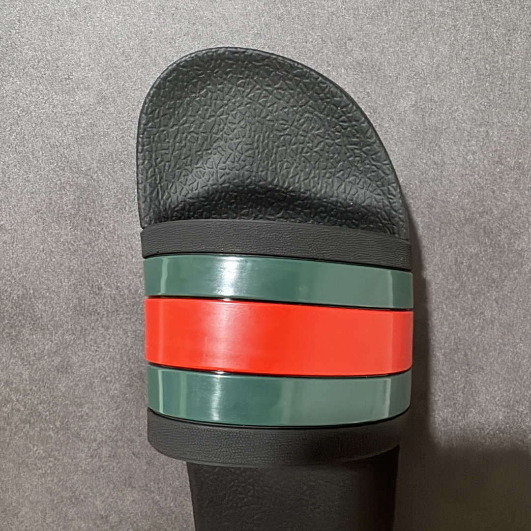 图片[5]-【公司级】GUCCI/古驰 夏季GUCCI Wmns Rubber GG Slide 提花风外穿网红时尚厚底一字拖女士百搭拖鞋 550046 类型：男鞋 尺码：39 40 41 42 43 44 45-莆田鞋