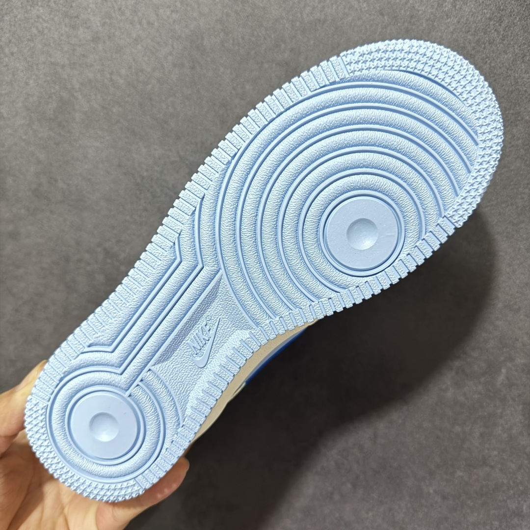 手绘涂鸦“粉蓝泡泡”Nike Air Force 1 “Misty Isle Tide”空军一号定制板鞋