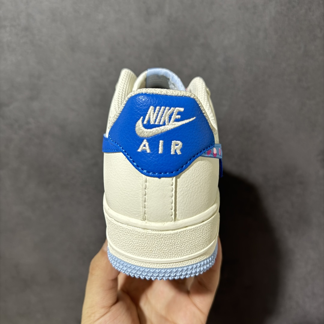 手绘涂鸦“粉蓝泡泡”Nike Air Force 1 “Misty Isle Tide”空军一号定制板鞋