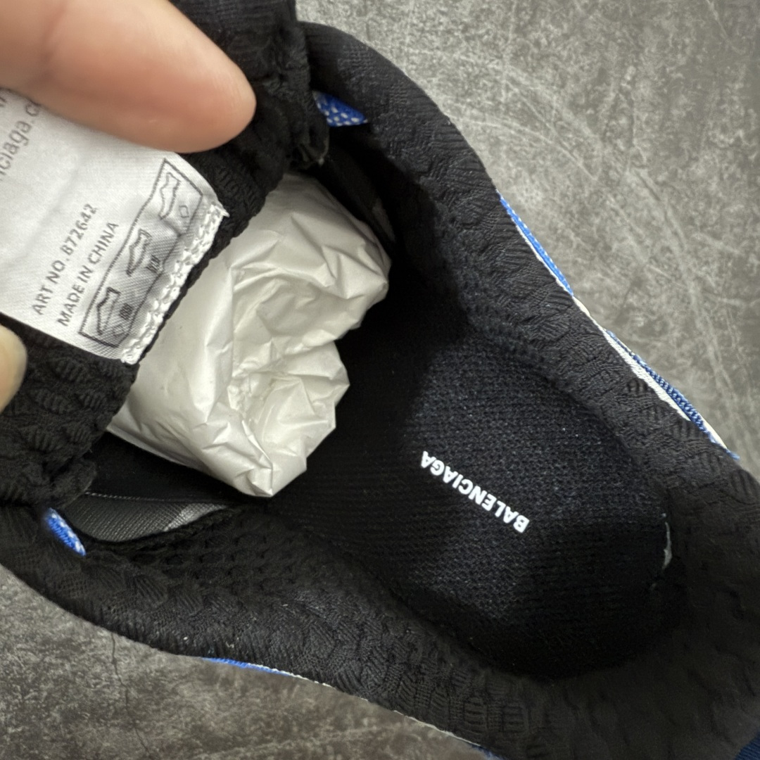 图片[7]-【VG纯原】Balenciaga巴黎世家26代 Jet 压纹印花 圆头厚底4.25cm 低帮 老爹鞋 男款 白蓝 市场老牌巴黎世家大厂出品 品质价格无需多言 原鞋原材料打造 一比一细节还原 此款相对之前款式轻质很多 超厚鞋底增高4-5cm 高街风格-莆田鞋