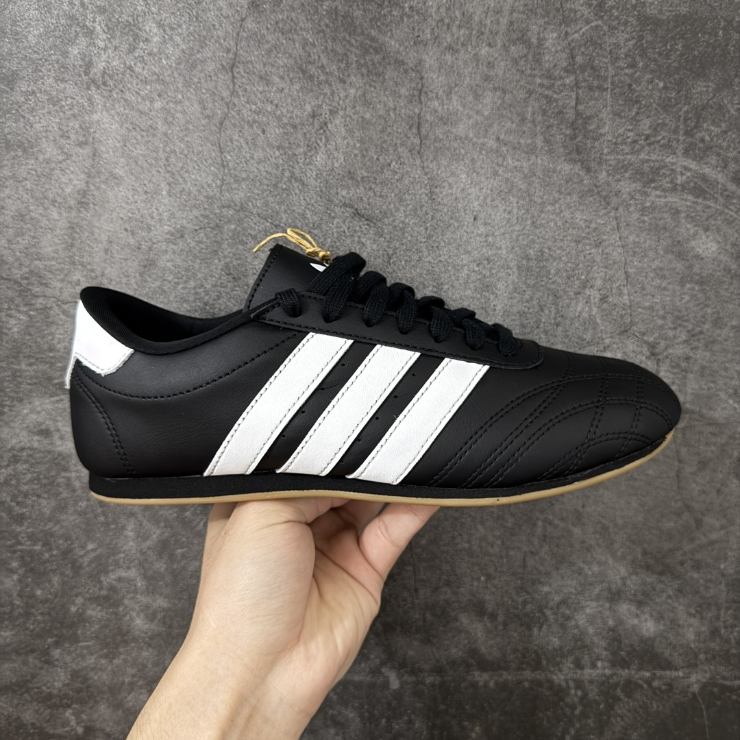 【纯原zg版】Adidas Taekwondo 跆拳道德训鞋 黑白配色 原厂原数据版型 皮料切割干净无任何毛边 鞋型细节完美 超高清洁度 货号 JS1193 尺码：35 36 36.5 37 38 38.5 39 40 40.5 41 42 42.5 43 44 44.5 45-莆田鞋
