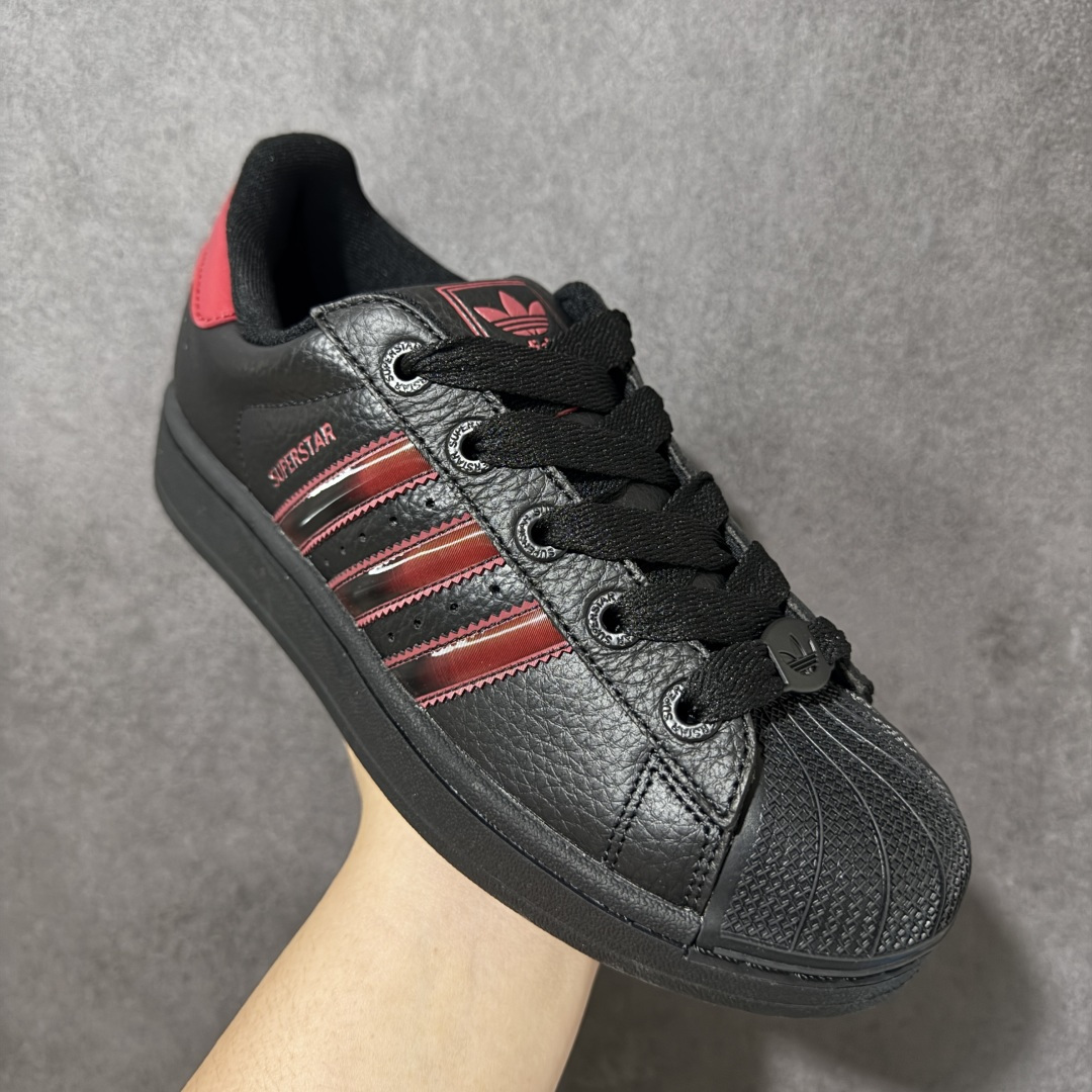 图片[3]-【H11顶级头层版】adidas originals Superstar 2 贝壳头 简约经典 舒适时尚 复古板鞋 男女同款 白黄 货号：JR7316 全新升级版 皮料改进至头层原厂皮 原盒 原底原料 开模打造 原厂织唛鞋标 高精密准度 原楦原纸板开发 匹配原版98%以上 后跟垫棉独家呈现 反口里弧度正确 原厂鞋垫 背胶 后跟电绣针数 与正品一致 原厂皮料 原厂车缝线 质感无敌 皮料切割干净 无任何毛边 清洁度细节完美 进口港宝加持 后跟自然饱满 还原公司包裹性 鞋面采用原装数据贴合技术 全方位贴合包裹脚型 鞋跟部鞋底牵引设计 提供强大的抓地性能 更适应不同实战场地路面 尺码：35.5 36 36.5 37.5 38 38.5 39 40 40.5 41 42 42.5 43 44 45-莆田鞋