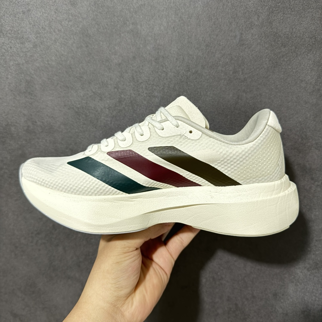 图片[2]-【公司级】Adidas Adizero Evo SL 2代 阿迪超轻透气缓震跑鞋 棕红绿 #以令人难以置信的138克重量，刷新了跑鞋轻量化的记录，阿迪在材料科学和工艺技术上的深厚积累。 #全新鞋款采用Lightweight Upper材料，让穿着者几乎能够体验到一种\”裸足\”的感觉 货号：KK3675 尺码：36 36.5 37 38 38.5 39 40 40.5 41 42 42.5 43 44 44.5 45-莆田鞋