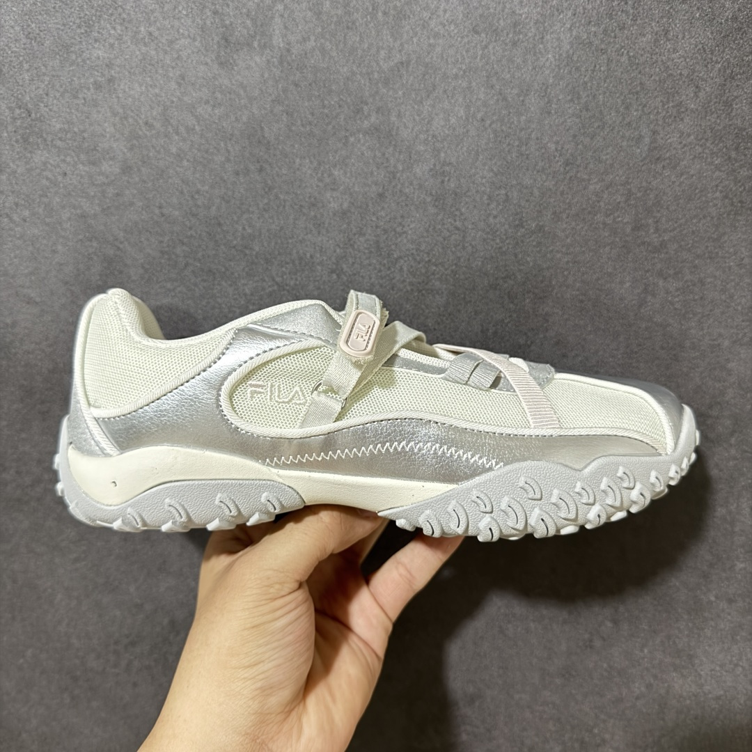 【公司级】FILA斐乐PEBBLE SANDAL芭蕾鞋复古时尚百搭休闲舒适透气耐磨减震溯溪鞋 货号：F52W622493FSW 尺码：35-40-莆田鞋
