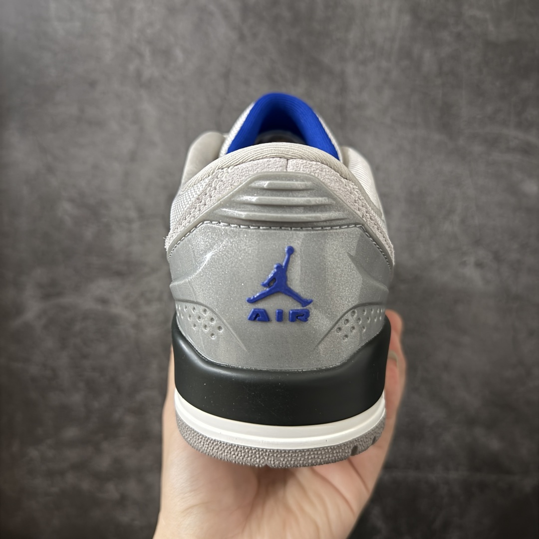图片[4]-【纯原N版】Air Jordan Ultra Low \”Sail Gamma Grey\” 低帮 帆白蓝 乔丹篮球鞋系列 专业aj大厂出品 细节材料区别通货 清洁度到位 完美版型 鞋款大面积采用米白与奶油色为主调，营造出柔和且高级的视觉基底，辅以浅灰与淡卡其的过渡层次，让结构更显立体却不张扬。前掌标志性的经典大象爆裂纹则以偏暖的灰褐色呈现，更显低调细腻，与外底的浅棕色相呼应。后跟处半透明灰色气垫结构增加了一丝现代感，而鞋舌细节点缀的蓝色Jordan字样成为整双鞋中少有的跳色，为整体温和配色注入一抹恰到好处的活力。后跟处Jumpman Logo及Air以蓝色装扮，鞋头迷你Jumpxman Logo也辅以蓝色示人，最后以白黑双色中底搭配灰蓝色橡胶外底及Jordann字样完善整体设计收尾 货号：II3794-107 尺码：36 36.5 37.5 38 38.5 39 40 40.5 41 42 42.5 43 44 44.5 45-选品中心