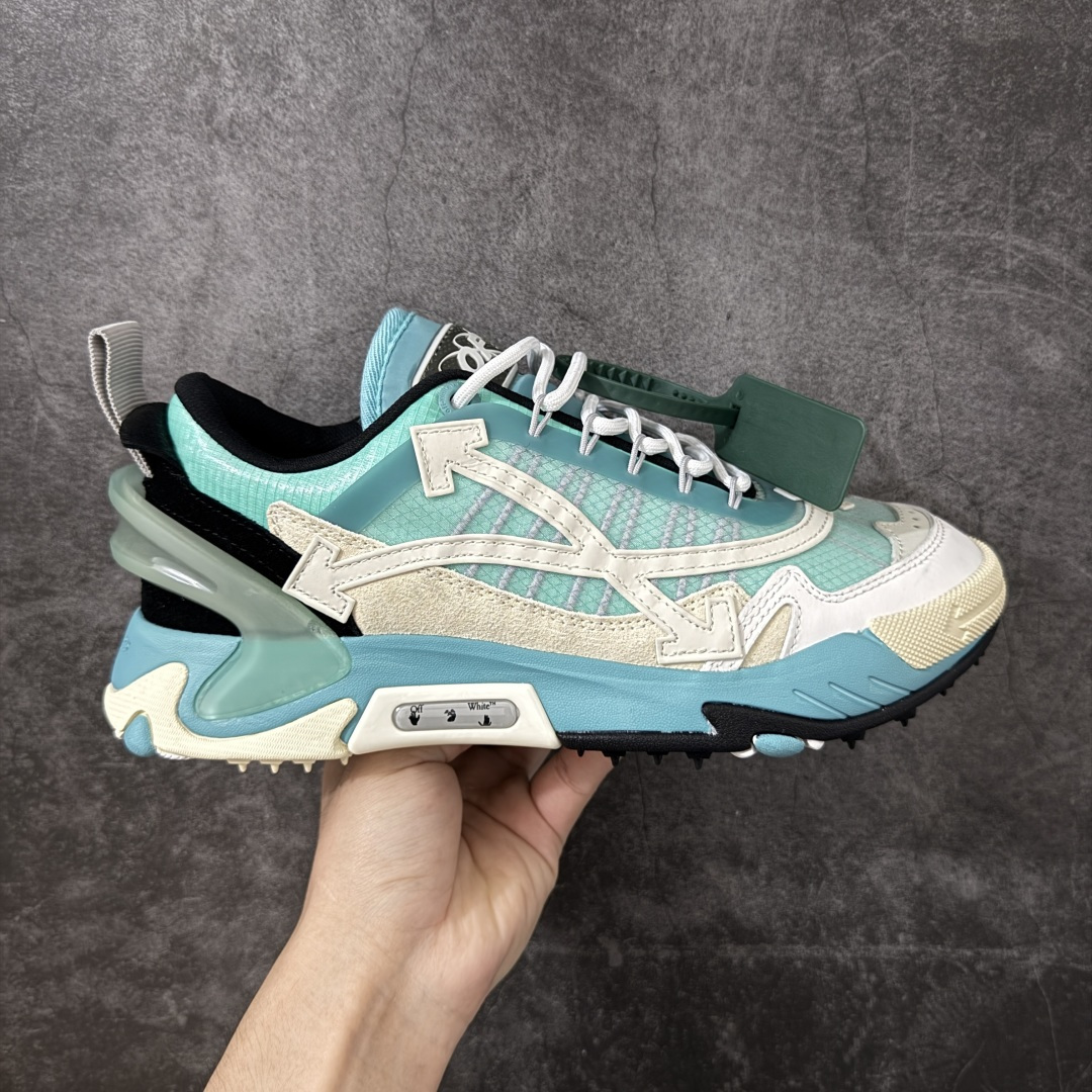 【OK纯原版本】OFF-WHITE OW运动鞋 春夏走秀款球鞋 所有配件均通过定做出产正品裁片 原版比例大箭头定制网眼布双拼牛皮进口机器针车 数控针距精准做工不输大牌里层为高密度透气网眼布/垫脚羊皮私模重工抓地橡胶底 后跟坡度最贴切原版鞋型脱模 厚底约4CM 原盒包装配 TPU大底 尺码：35-46-选品中心