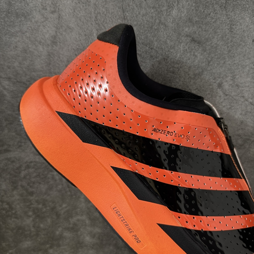 图片[7]-【纯原版】AD ADIZERO EVO SL ZIP M 阿迪超轻透气缓震跑鞋 以令人难以置信的138克重量，刷新了跑鞋轻量化的记录，阿迪在材料科学和工艺技术上的深厚积累。 全新鞋款采用Lightweight Upper材料，让穿着者几乎能够体验到一种\”裸足\”的感觉 货号：KH7786 尺码：36-45 X-莆田鞋