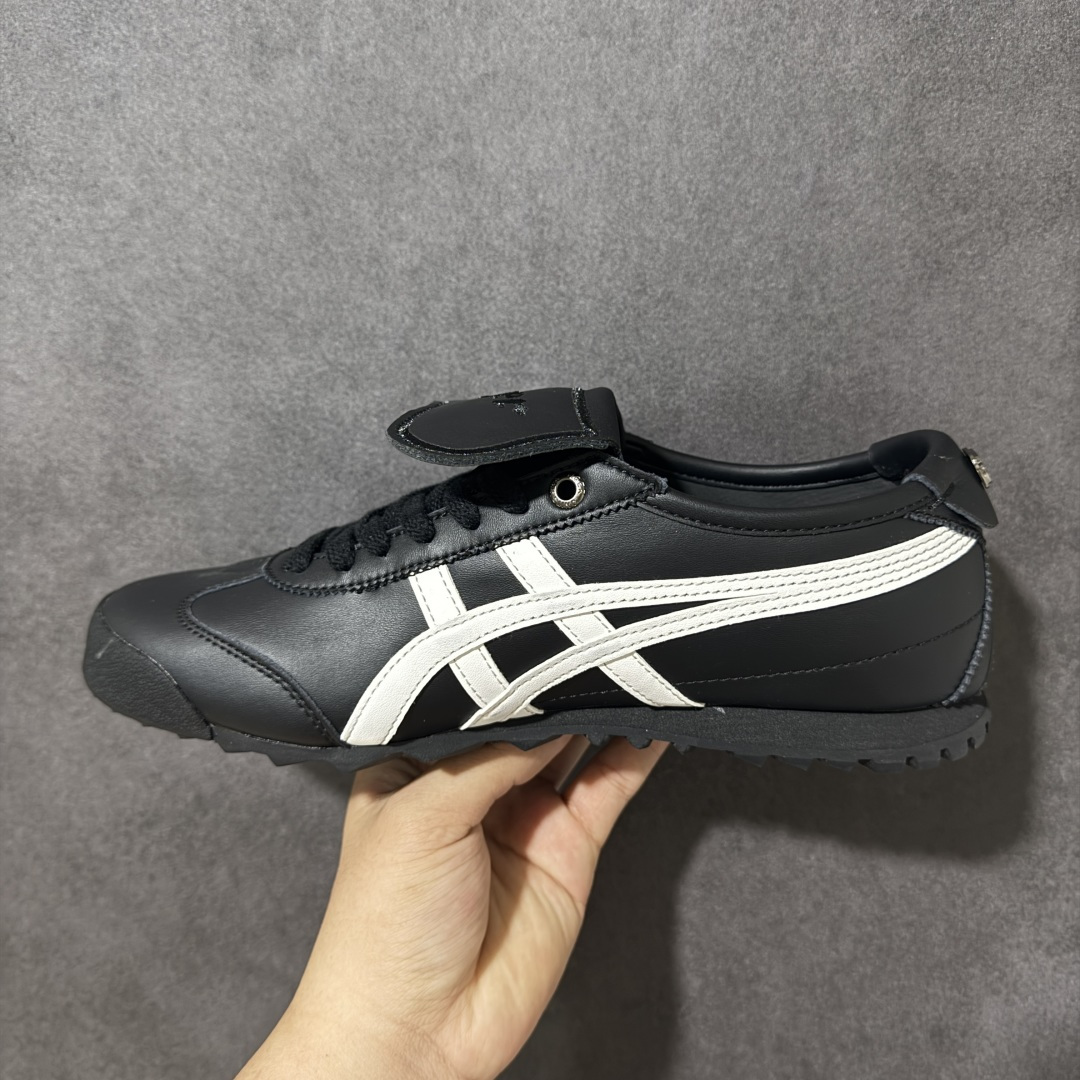 图片[2]-【公司级】Onitsuka Tiger鬼塚虎 MEXICO 66 GOLF 经典拼色翻盖复古舒适百搭 生活休闲鞋 男女同款 黑色 货号：1183C557-002 尺码：36-45-莆田鞋