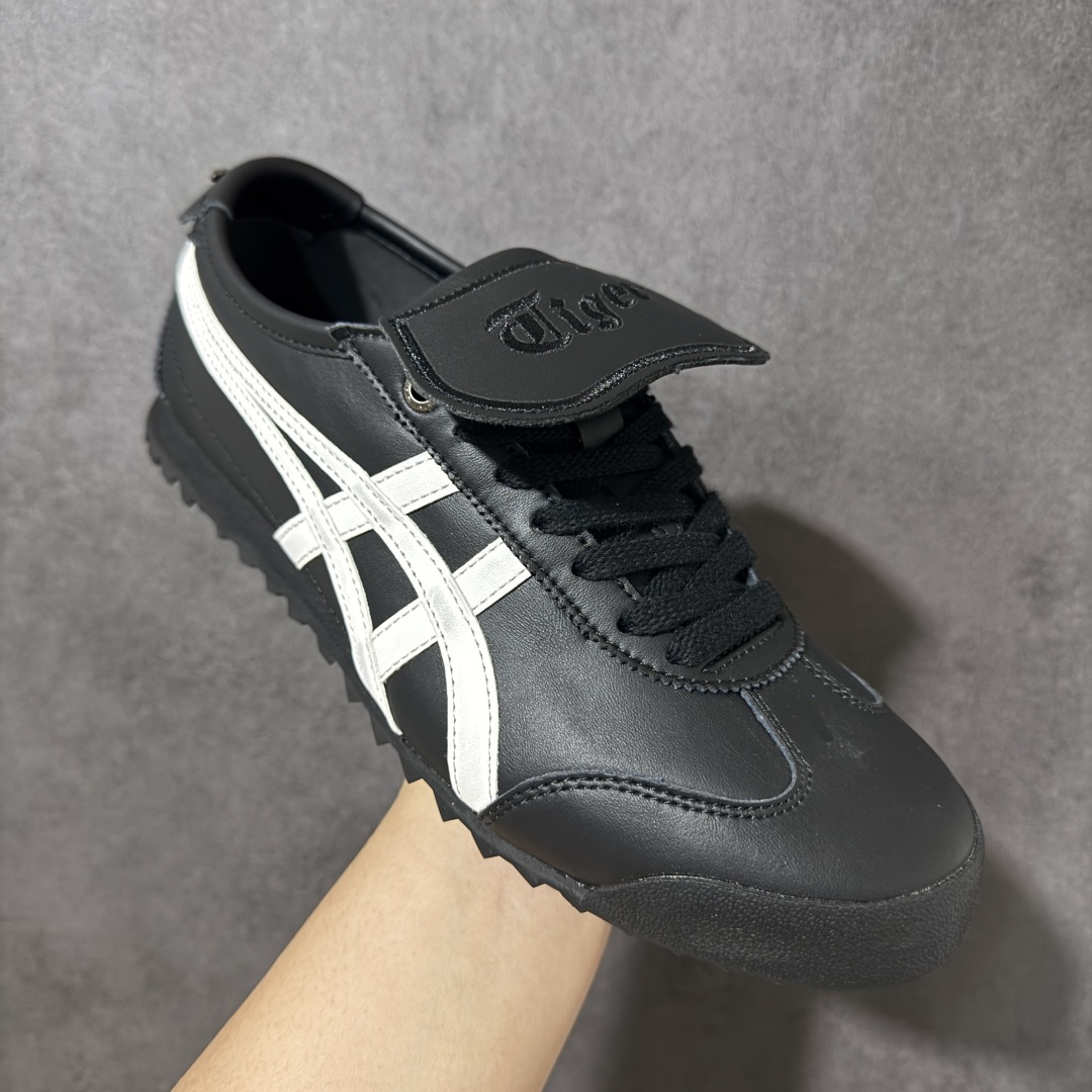 图片[3]-【公司级】Onitsuka Tiger鬼塚虎 MEXICO 66 GOLF 经典拼色翻盖复古舒适百搭 生活休闲鞋 男女同款 黑色 货号：1183C557-002 尺码：36-45-莆田鞋