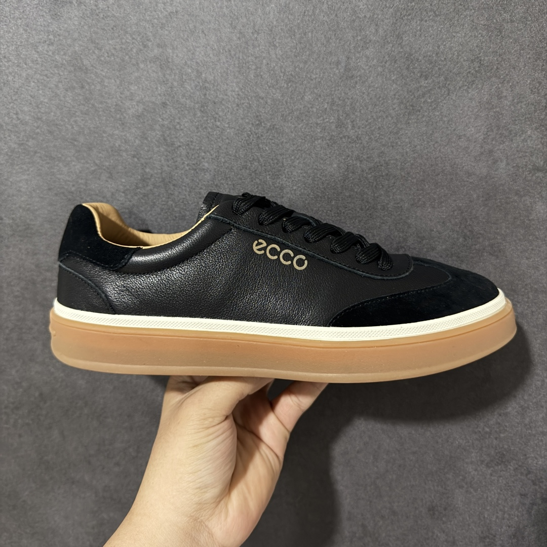 【公司级】ECCO爱步 小红书爆款 新款百搭休闲款 Ecco/爱步男士跑步鞋休闲鞋透气轻质系带轻便运动鞋 货号：875825 尺码：39-44-莆田鞋