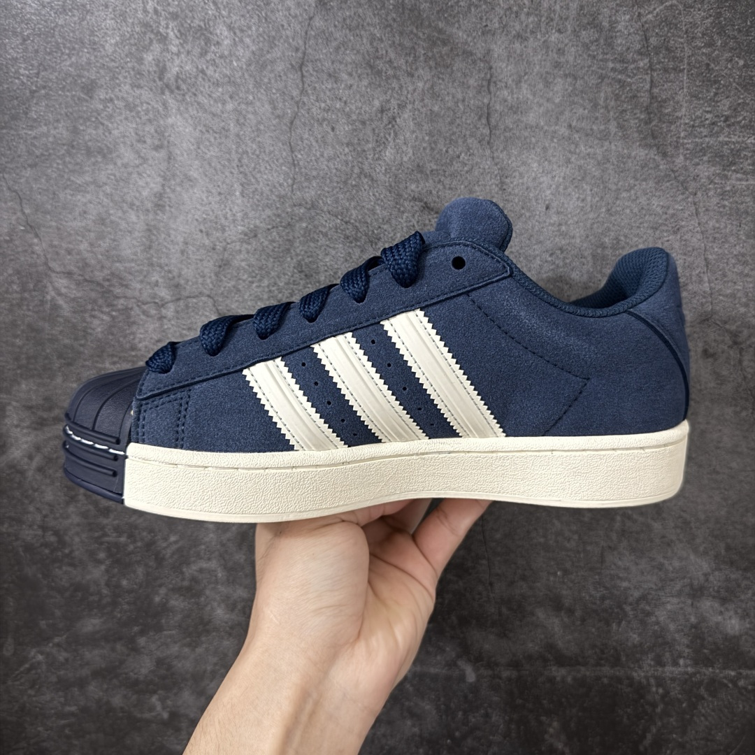 adidas originals Superstar ST 舒适贴合 板鞋 男女款 灰黑色贝壳头系列低帮