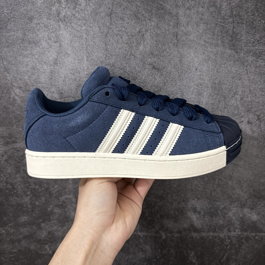 adidas originals Superstar ST 舒适贴合 板鞋 男女款 灰黑色贝壳头系列低帮
