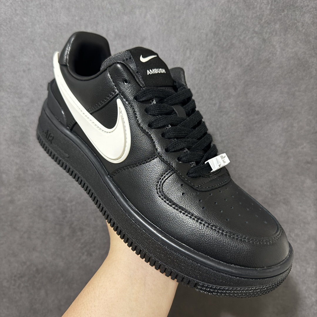 图片[3]-【公司级】Ambush x AF1 Air Force 1 Low 空军一号低帮运动板鞋 联名大钩黑白 DV3464-001 独家正确版 完美出品 高端外贸 零售客户首选 AMBUSH X AF1 Low 联名款 原鞋开版 耗时3个月匠心打造 原厂进口纳帕皮料 人工甩皮 全新正确RB原大底 上手上脚复刻正品质感 尺码： 36-45-莆田鞋
