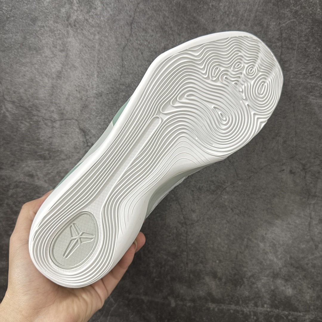 图片[9]-【GX绿x版本】Nike Kobe 9 Elite Low Protro 浅绿色 科比九代 货号：IH1401-003 完美复刻公司货 React科技鞋垫加持 实战配置直接拉满 原楦纸板开发 鞋身流线型、后跟塑形 区分土肥圆 原厂针织鞋面一针一线匹配原版 全身鞋材卡料色独家定制 唯一万针立体刺绣SWOOSH 真实底模最大50.5 实战利器 专供海外市场 独立原厂模具 首批不拼图大几率过验 亲测已过 支持各种高强度实战 无需担心 补货周期极长 脚宽建议买大半码 科比系列前掌偏窄 支持七天无理由退换 尺码： 40 40.5 41 42 42.5 43 44 44.5 45 46 47.5 48.5-莆田鞋