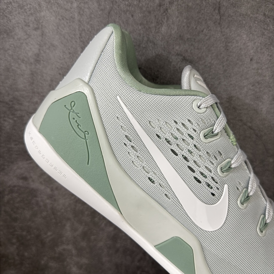 图片[7]-【GX绿x版本】Nike Kobe 9 Elite Low Protro 浅绿色 科比九代 货号：IH1401-003 完美复刻公司货 React科技鞋垫加持 实战配置直接拉满 原楦纸板开发 鞋身流线型、后跟塑形 区分土肥圆 原厂针织鞋面一针一线匹配原版 全身鞋材卡料色独家定制 唯一万针立体刺绣SWOOSH 真实底模最大50.5 实战利器 专供海外市场 独立原厂模具 首批不拼图大几率过验 亲测已过 支持各种高强度实战 无需担心 补货周期极长 脚宽建议买大半码 科比系列前掌偏窄 支持七天无理由退换 尺码： 40 40.5 41 42 42.5 43 44 44.5 45 46 47.5 48.5-莆田鞋