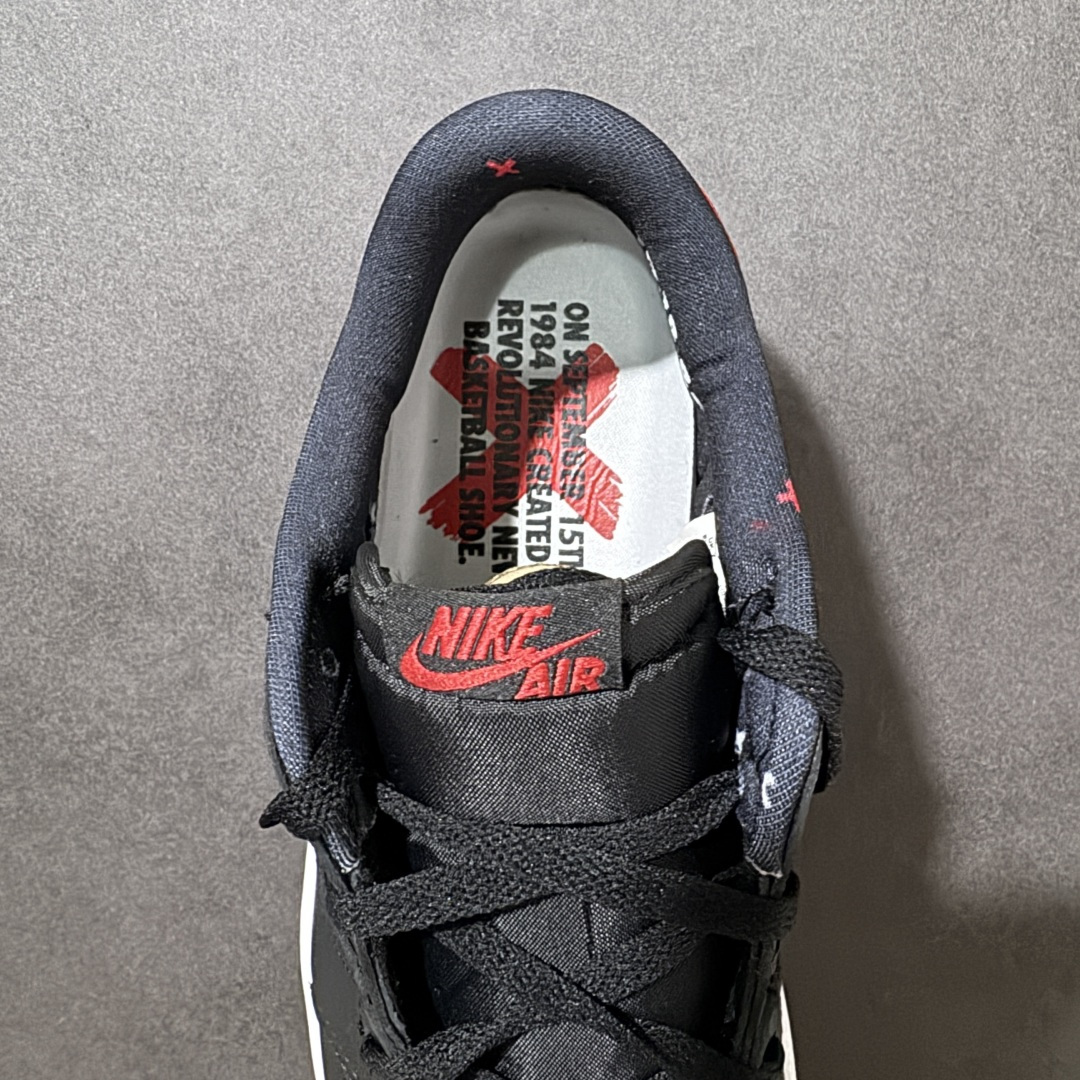 图片[6]-【公司级】Nike Air Jordan 1 Retro Low OG 耐克 AJ1乔1低帮休闲板鞋 同步官方配色 升级原楦原档案数据开发纸版楦型 采用同源纳帕头层皮革鞋面材质 全新底模完美品相清洁度及喷漆效果 货号：IW6276-001 尺码：36 36.5 37.5 38 38.5 39 40 40.5 41 42 42.5 43 44 45 46 47-莆田鞋