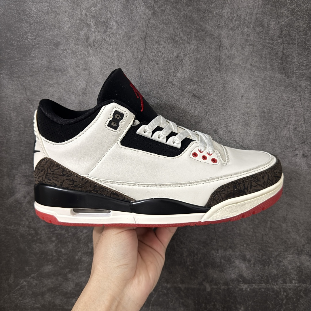【原厂版】Jordan Air Jordan 3 Retro OG\”World\’s Best Dad\” AJ3父亲节限定 舒适百搭 复古篮球鞋 男女同款 白黑 IF4396-103 原厂皮料 原装细纹磨砂爆裂纹 原楦原纸板开发 确保原汁原味 原厂皮料质感色泽绝无偏差 完美中底拉帮 原厂中底钢印 原档案大底 如假白送 大底纹路 气垫通透度PU的回弹性均百分百还原 原厂电绣鞋舌飞人刺绣针数立体讲究精细欢迎对比正品原鞋 尺码：36-47.5-莆田鞋