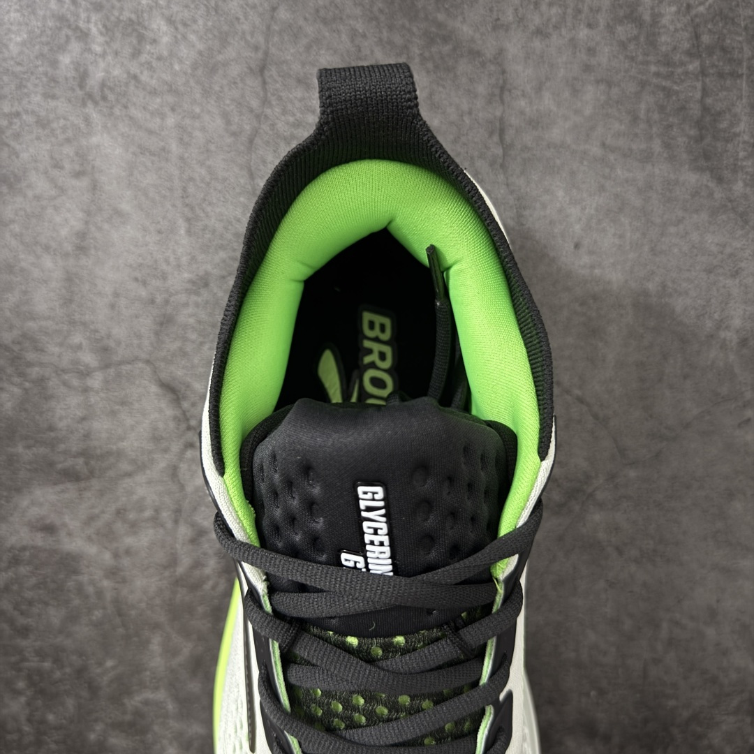 图片[8]-【BT纯原】Brooks Glycerin 23 布鲁克斯甘油 男女同款 正宗发泡超临界跑鞋 鞋面透气网眼 穿着舒适四季能穿 鞋面采用原厂甲卡梭织布此工艺只有DG那边才能做好 中底采用 DNA Tuned 超临界发泡 前掌DNA FLASH V2 抓地防滑耐磨 轻量竞速 日常跑步/马拉松/通勤最适合不过 超临界：核心特点 材质与脚感：采用EVA与TPU混合的超临界发泡材料，脚感软弹，回弹比Ortholite更快，重量更轻（单只约150克），能有效提升能量回馈，目前算最核心的中底！ ​采用原厂1：1 原盒原标 原厂欧索奈鞋垫 一切细节 做工以及脚感均做到完美还原 欢迎品鉴💪 尺码：35.5 36 36.5 37.5 38 38.5 39 40 40.5 41 42 42.5 43 44 44.5 45 46 46.5 47.5-莆田鞋